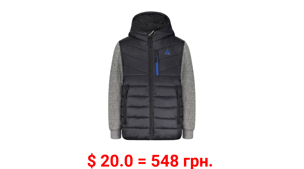 Reebok Boys Puffer Vest with Sleeves, Sizes 4-20
