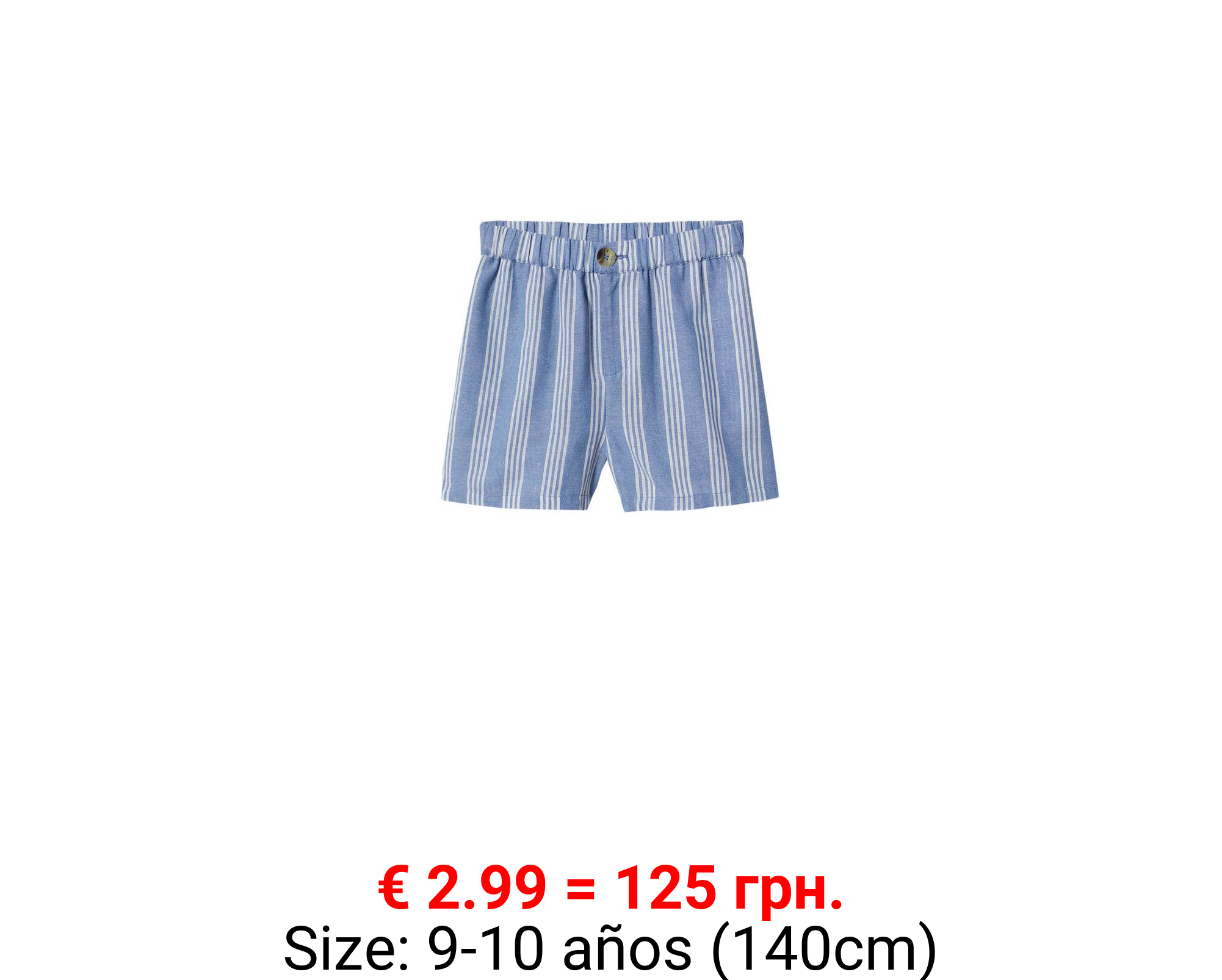 Short rayas algodón