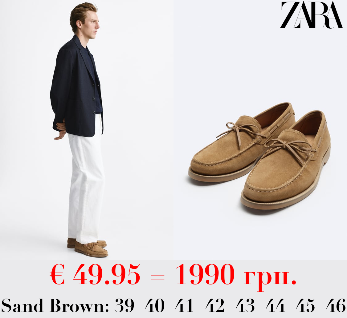 LEATHER LOAFERS WITH TASSEL