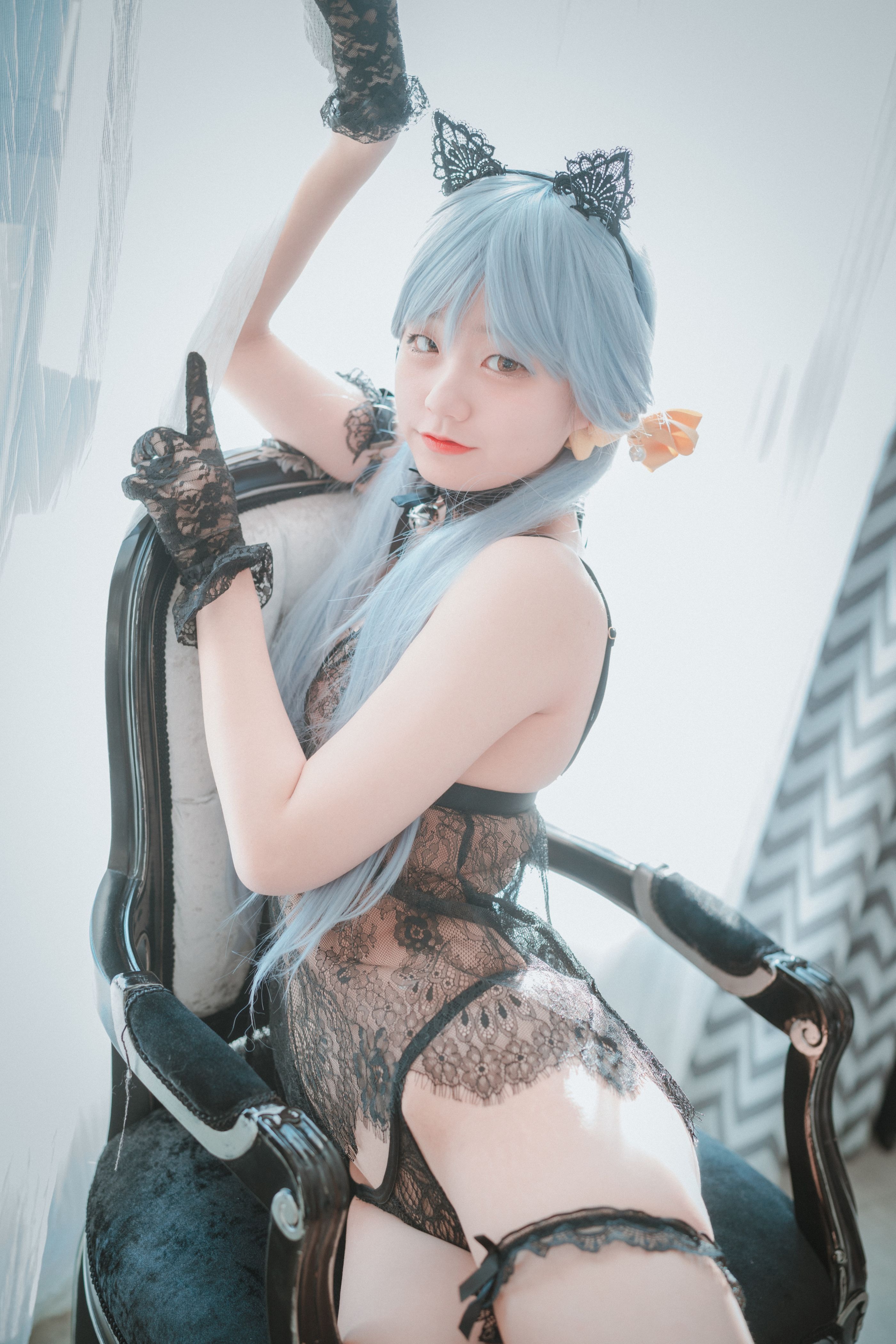 Jenny (정제니) - [DJAWA] Schwarz und Weiß Katzenmädchen [66P-463MB] 7