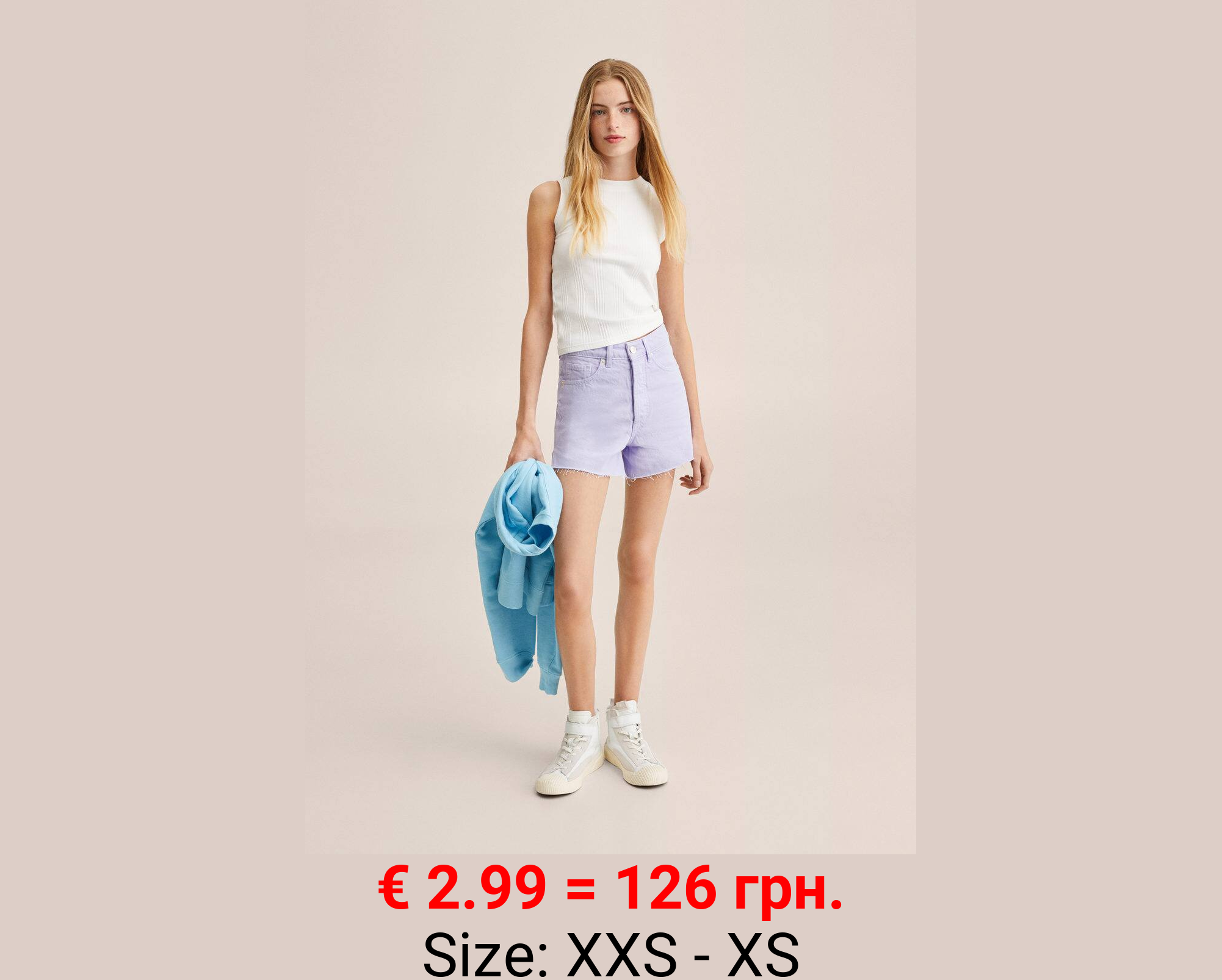 Short vaquero tiro alto