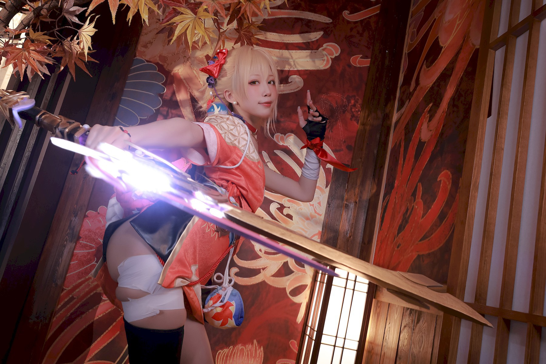 水淼aqua Cosplay 宵宫 Vol.01 14