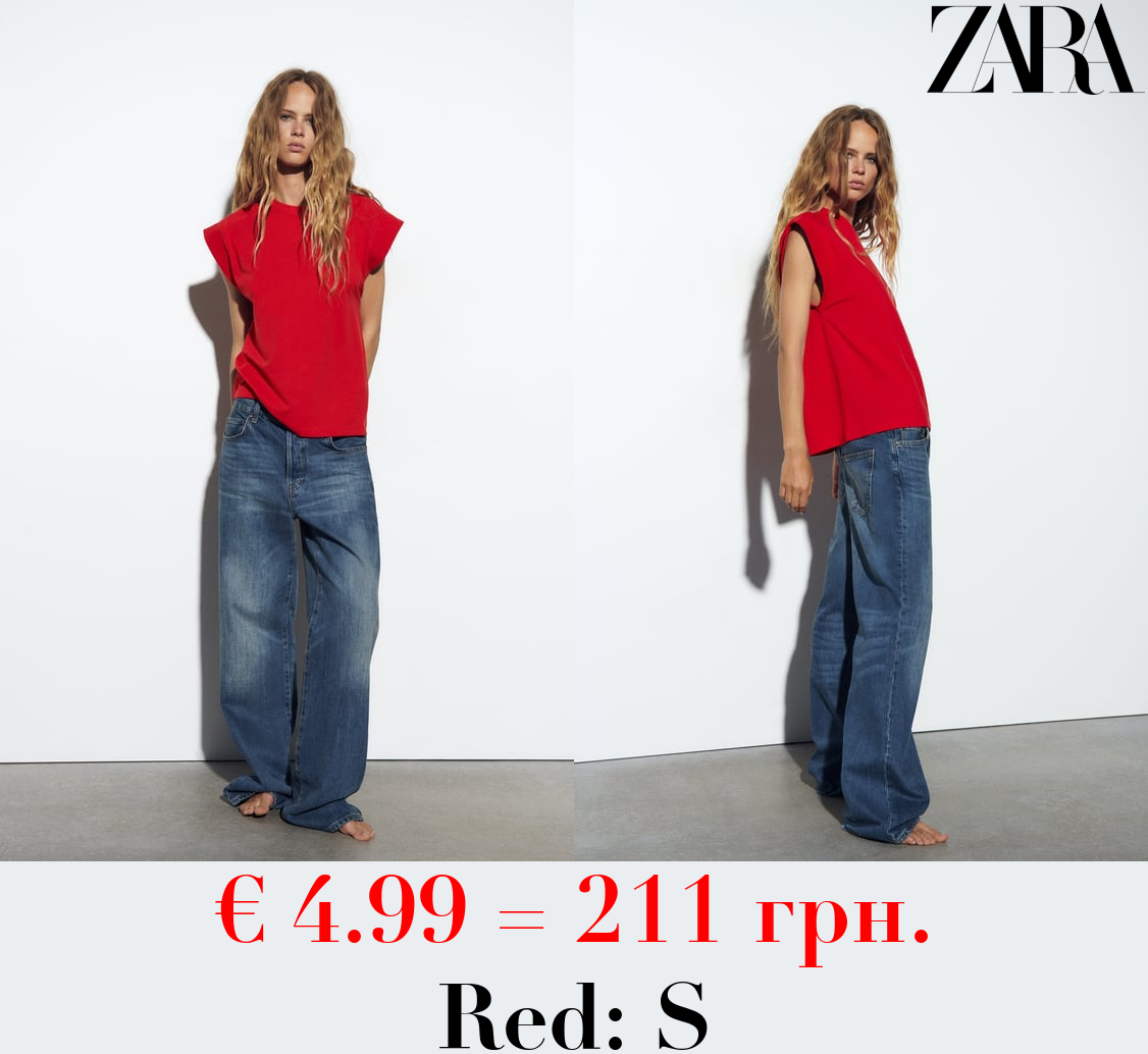 RIBBED COTTON T-SHIRT