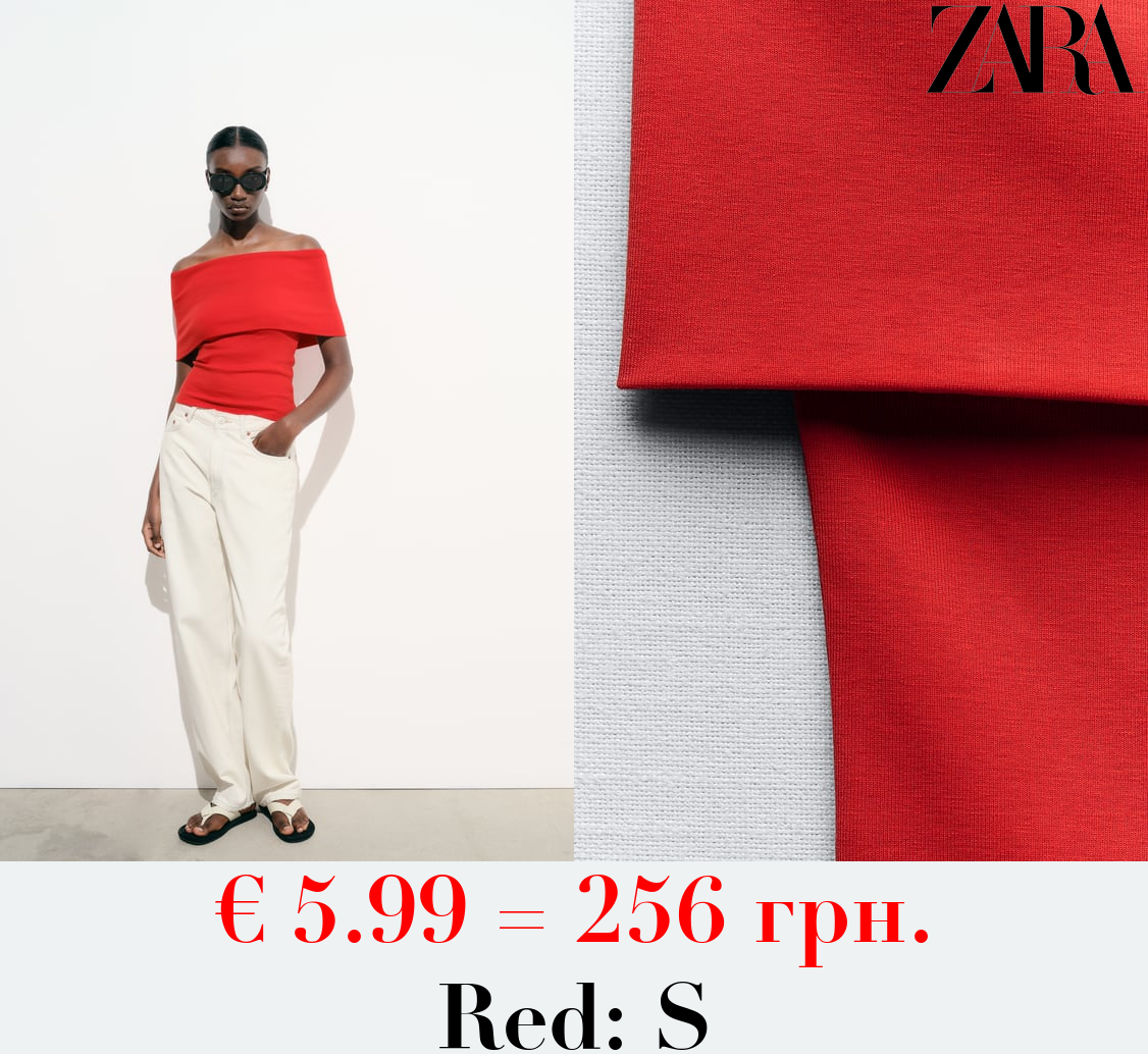 OFF-THE-SHOULDER TOP