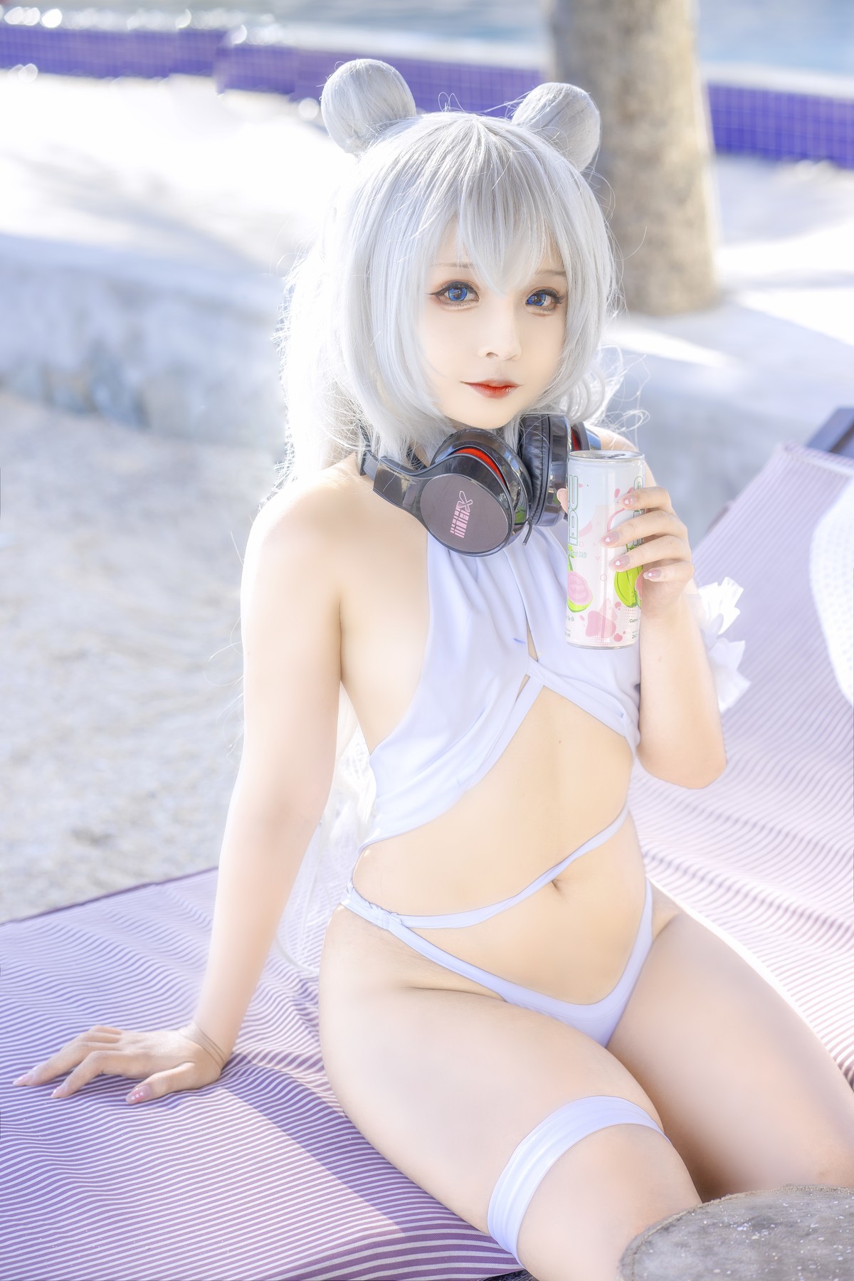 Sayo Momo Cosplay 恶毒 ル・マラン Le Malin bikini 9