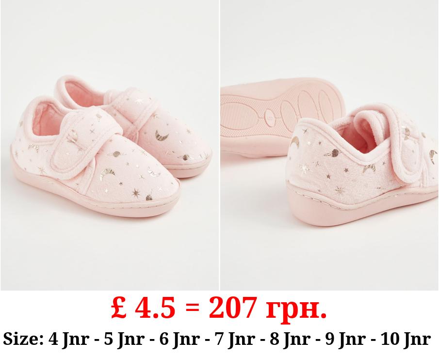Pink Moon Cupsole Slippers