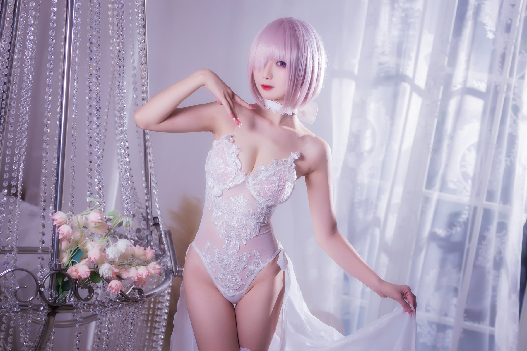 Cosplay 封疆疆 婚纱玛修 Wedding Dress 6