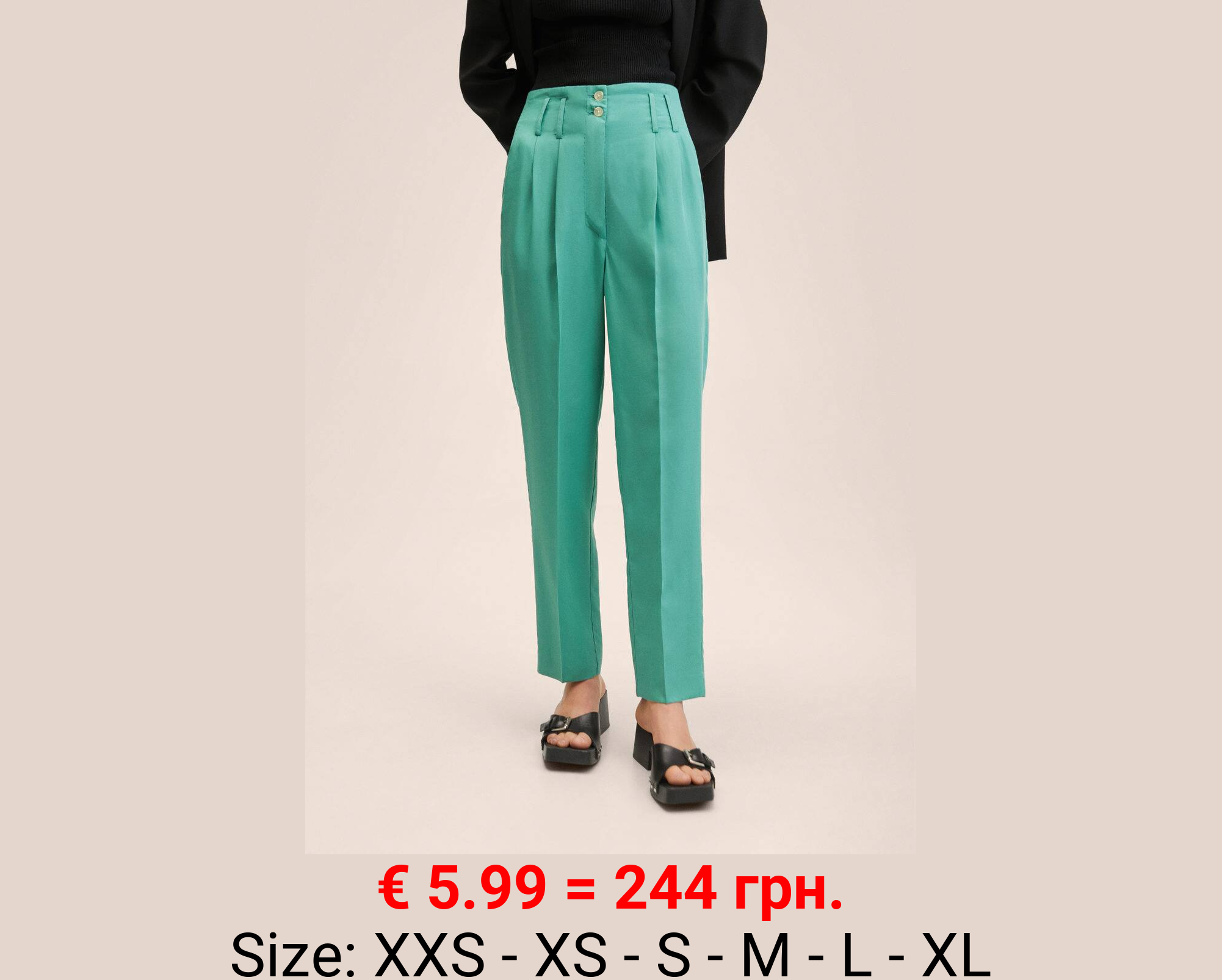 Pantalón lyocell pinzas