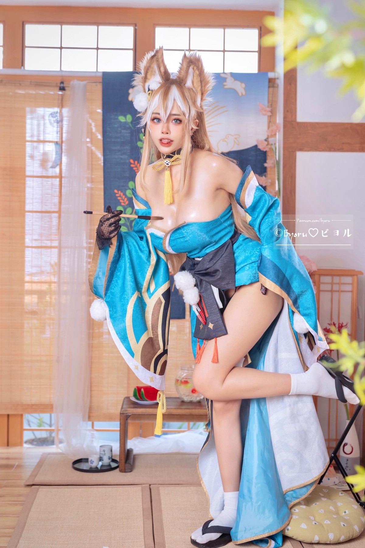 萝莉Byoru Cosplay Miss Hina Genshin Impact 5