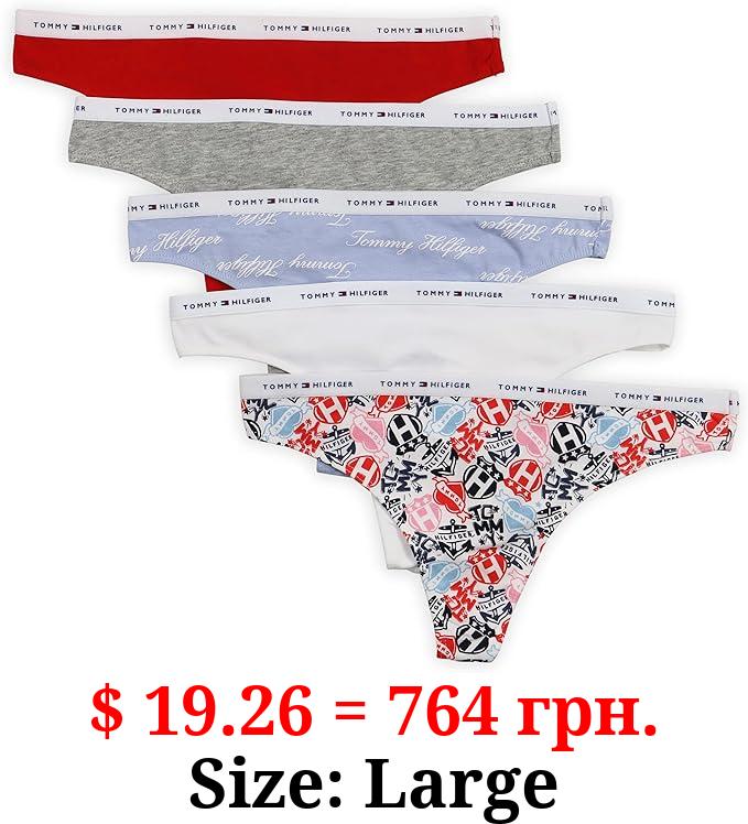 Tommy Hilfiger Women's Cotton Thong Underwear