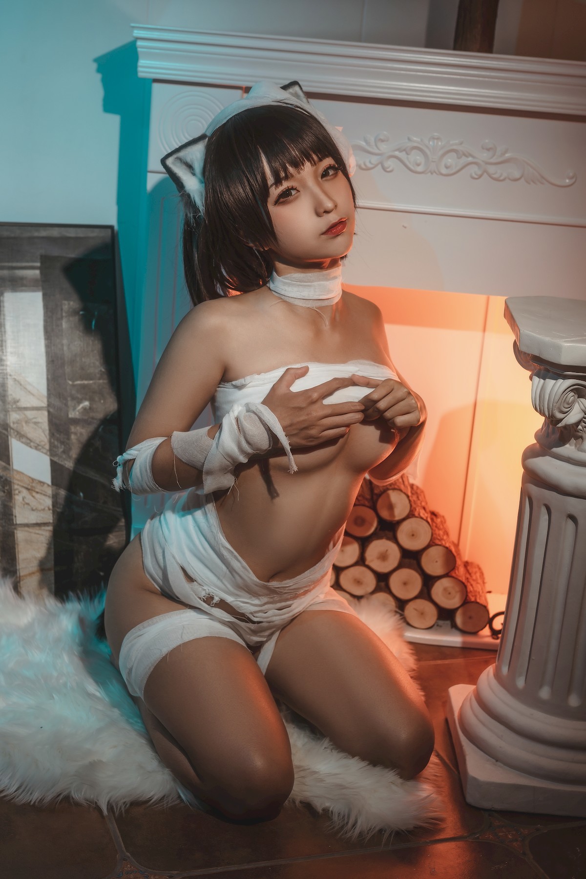 蠢沫沫 Cosplay 绷带猫 14