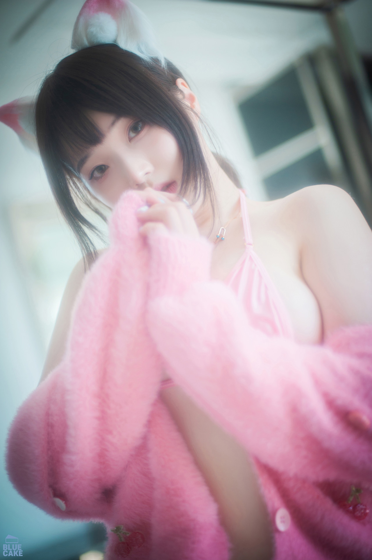 Bambi 밤비, [BLUECAKE] Naughty Cats Pink & Mint RED Set.01 63