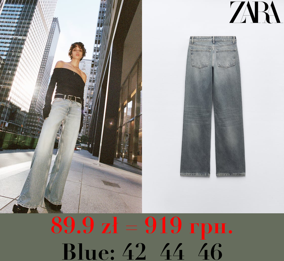 TRF WIDE-LEG MID-RISE FULL LENGTH JEANS