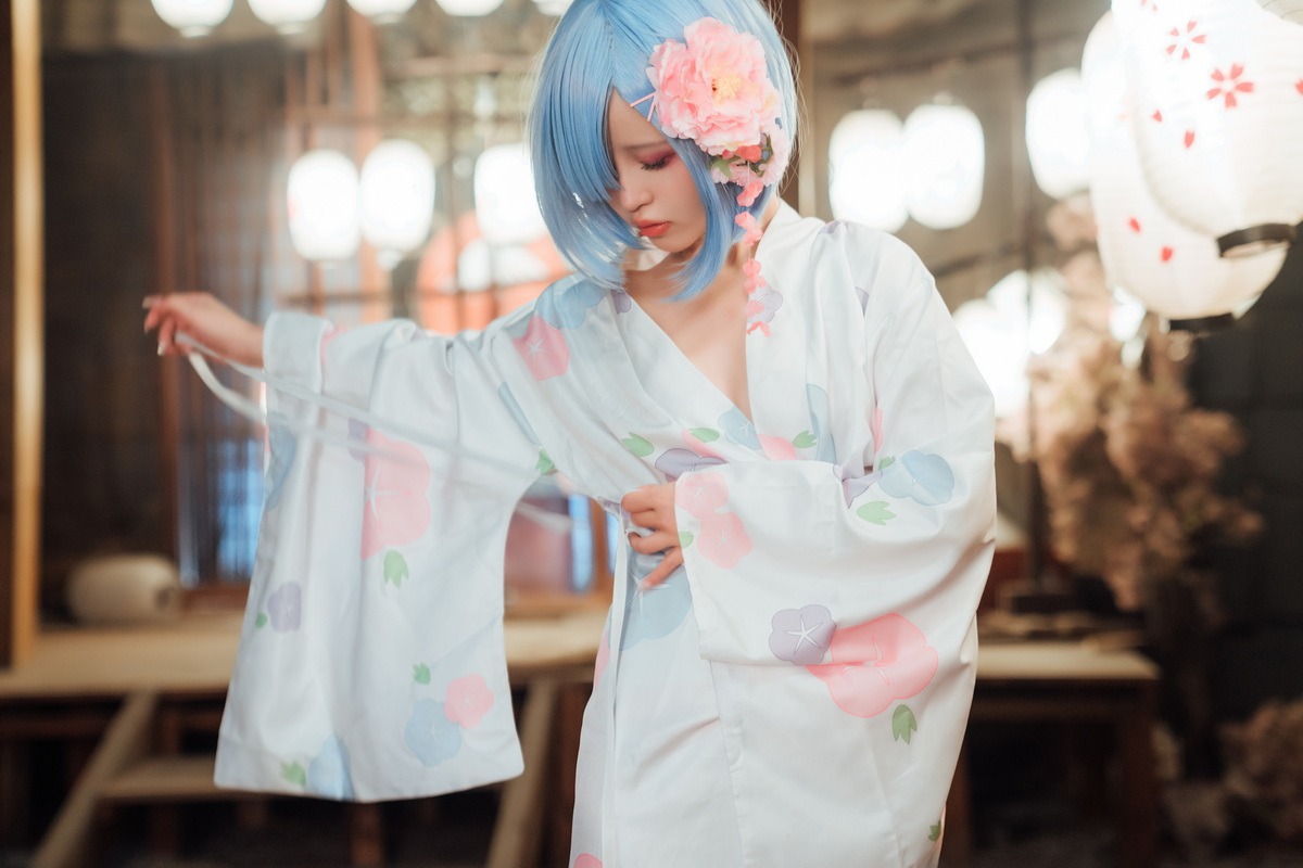 晕崽 - 和服蕾姆 [46P] 21