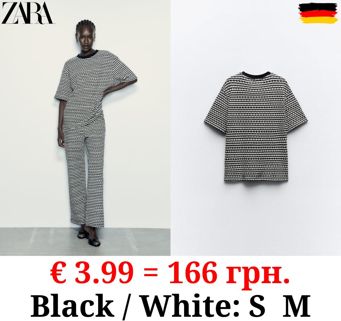 TEXTURED JACQUARD TOP