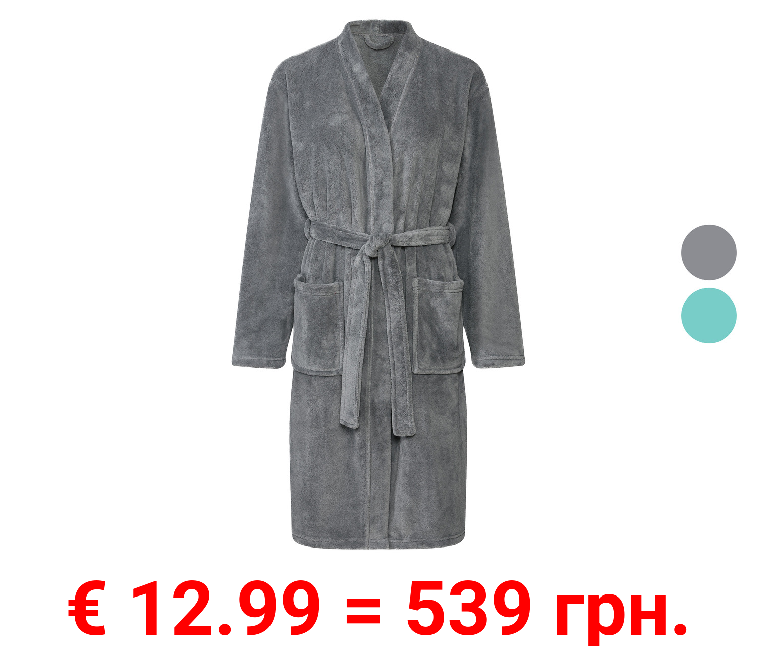 LIVARNO home Damen Bademantel, Mikrofaser-Qualität