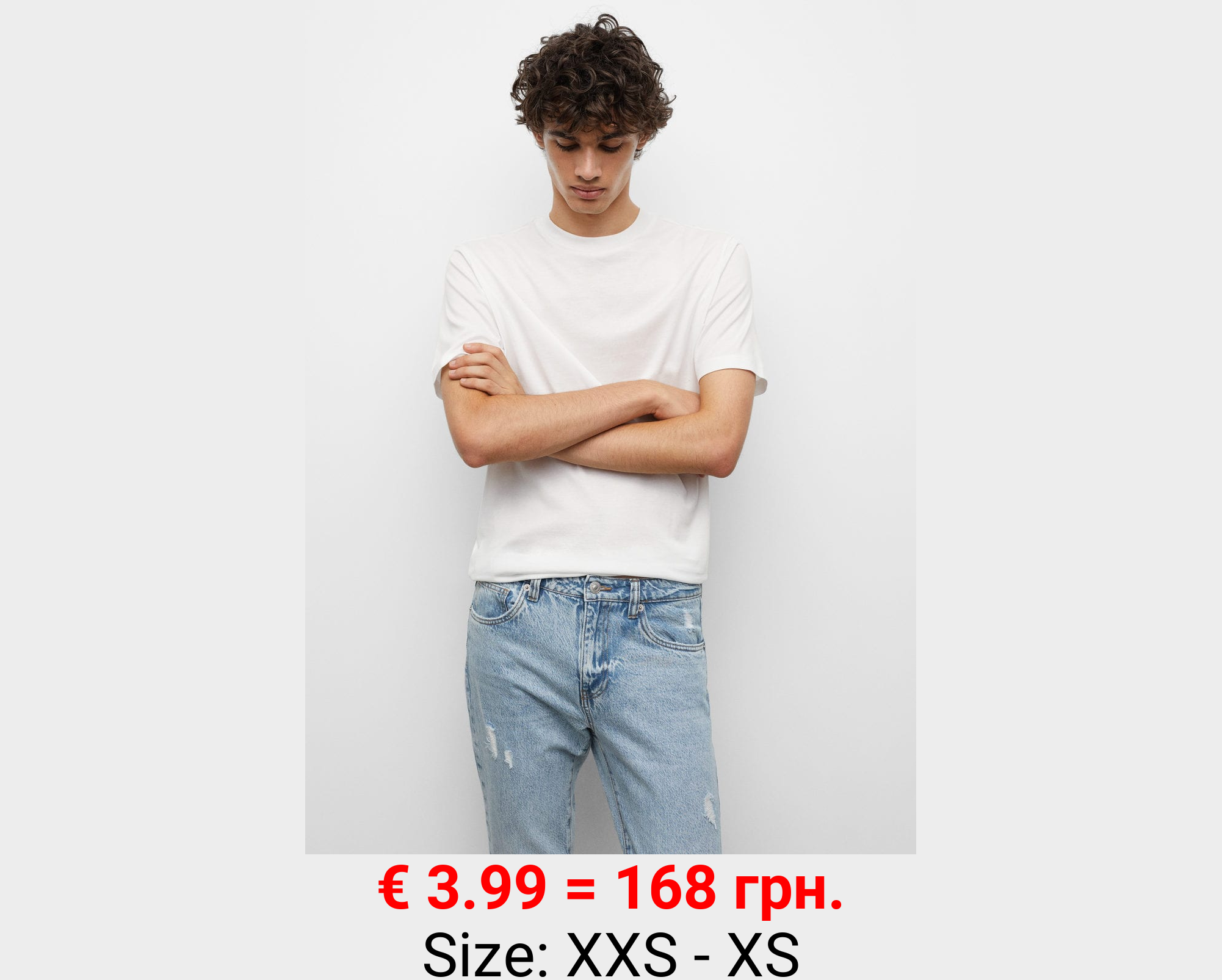 Jeans rectos tobilleros