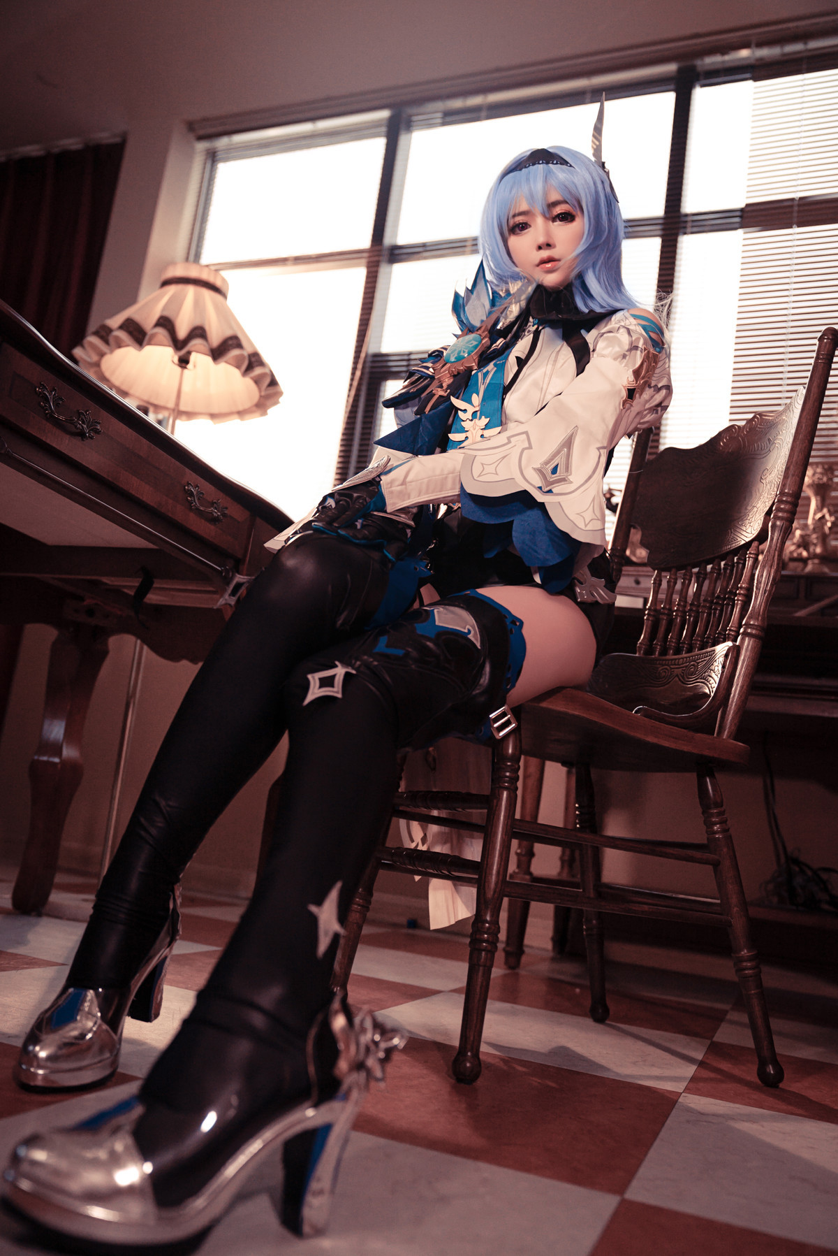 小礼好困 Cosplay 优菈 7
