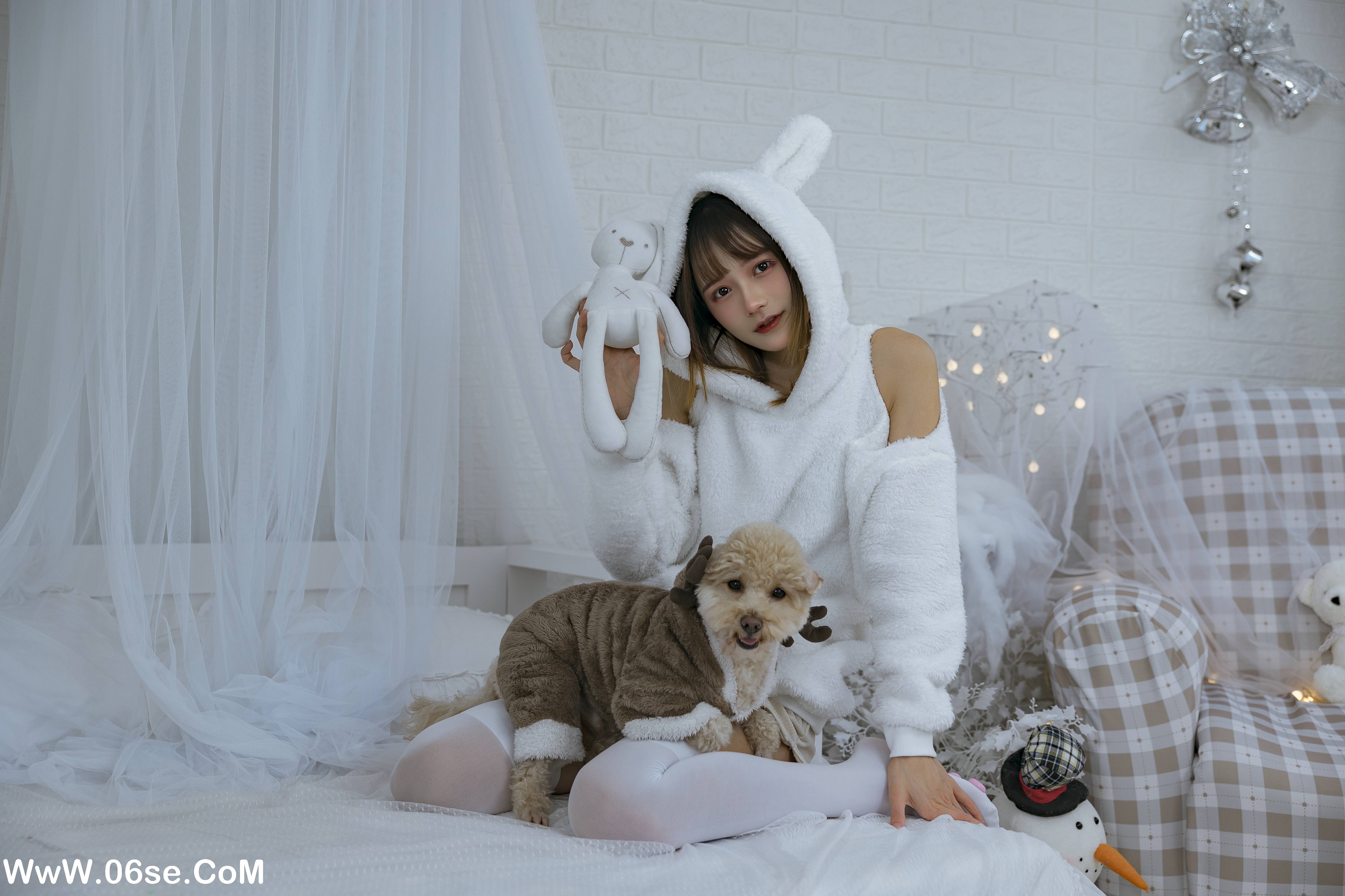 图片[15]-[YITUYU艺图语]2022.12.17 温馨少女与宠物们 兔子Zzz不吃胡萝卜[23+1P／371MB]-六色网