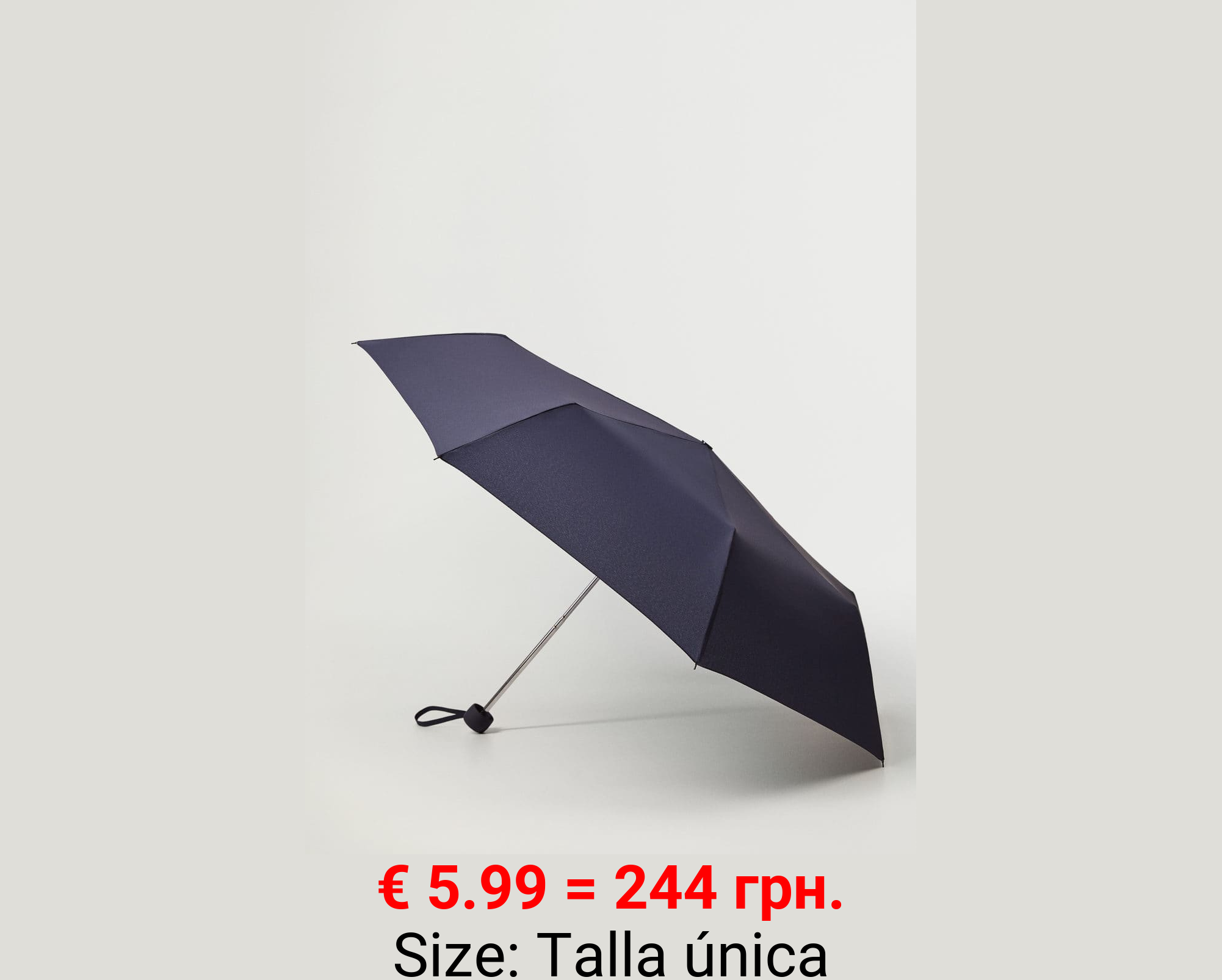 Paraguas plegable liso