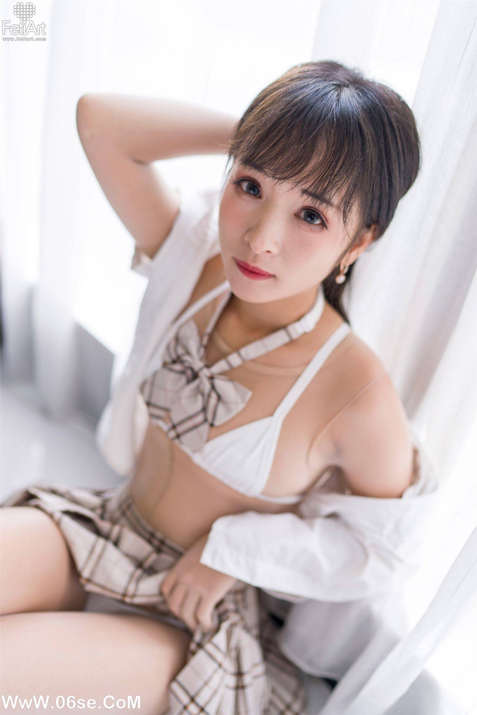 图片[44]-[FetiArt尚物集] NO.00063 Lively School Girl-六色网