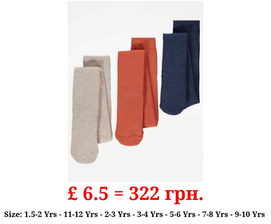 Riviera Rib Tights 3 Pack