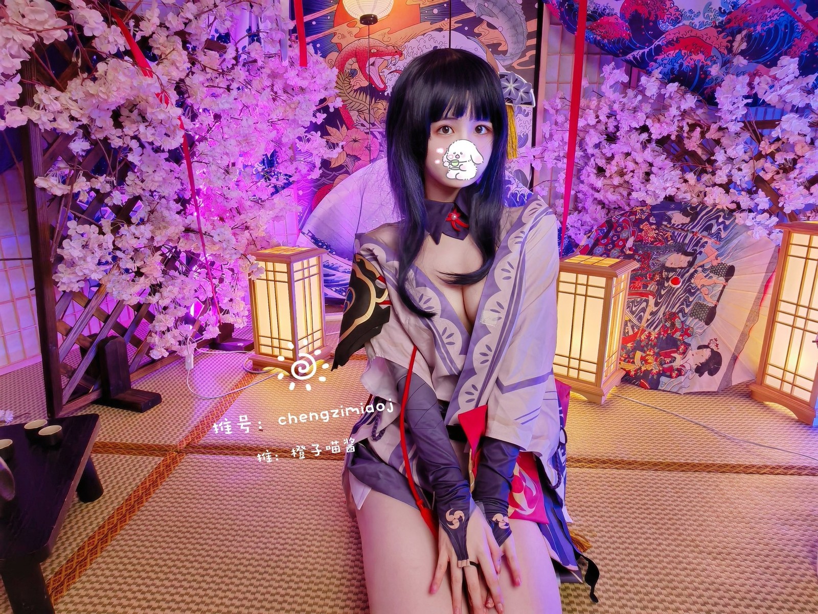 橙子喵酱 Cosplay 雷神 8