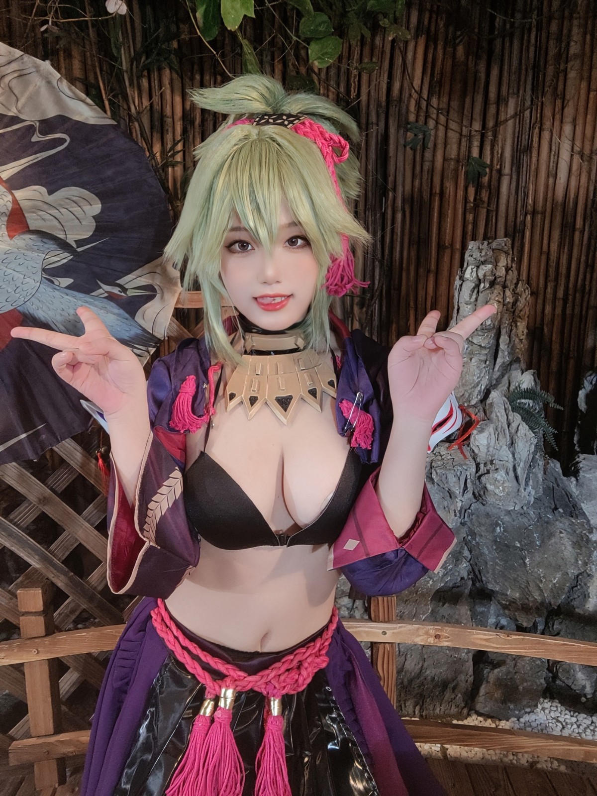 Cosplay 七七娜娜子 久岐忍同人 37
