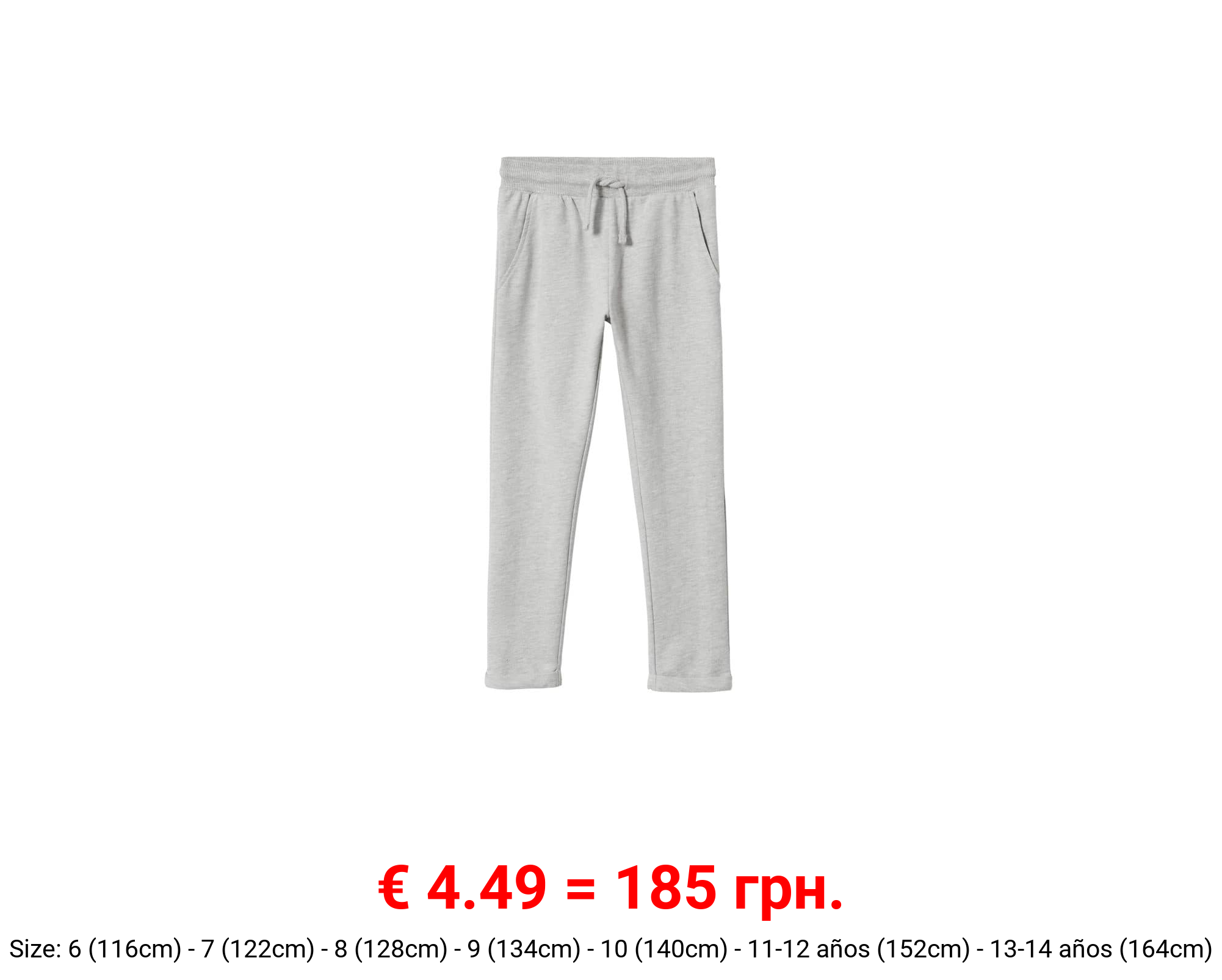 Pantalón jogger algodón