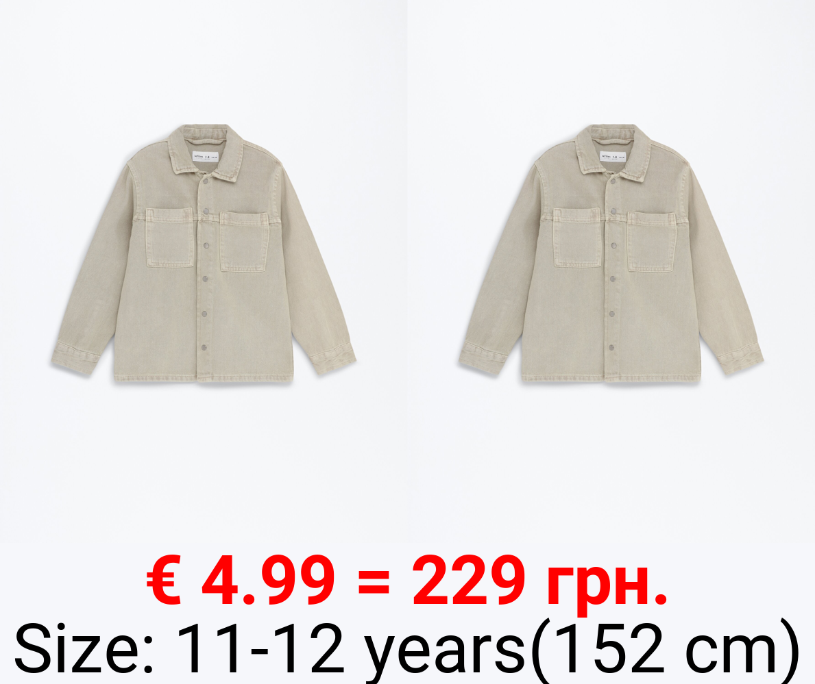 Denim overshirt