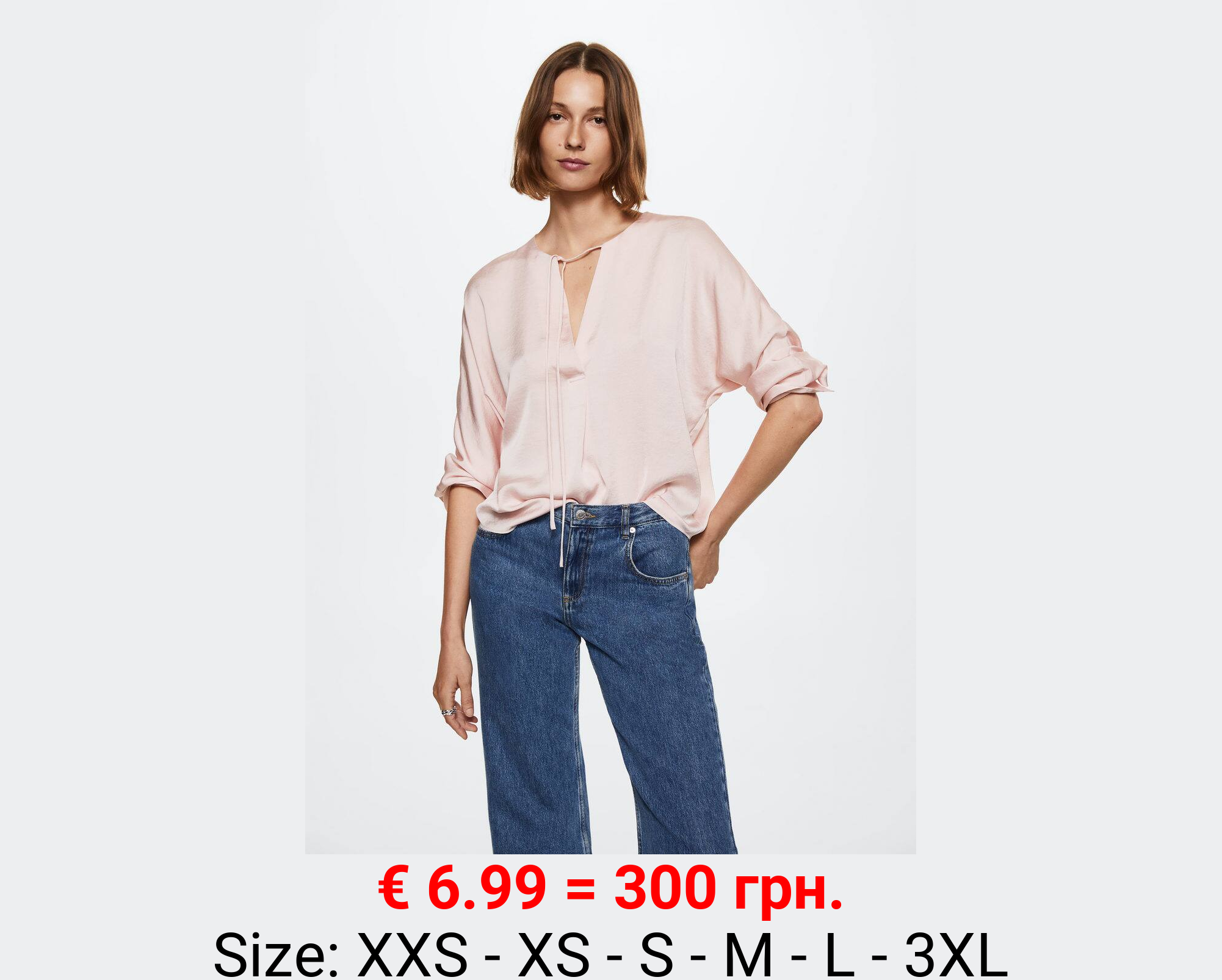Blusa fluida lazo