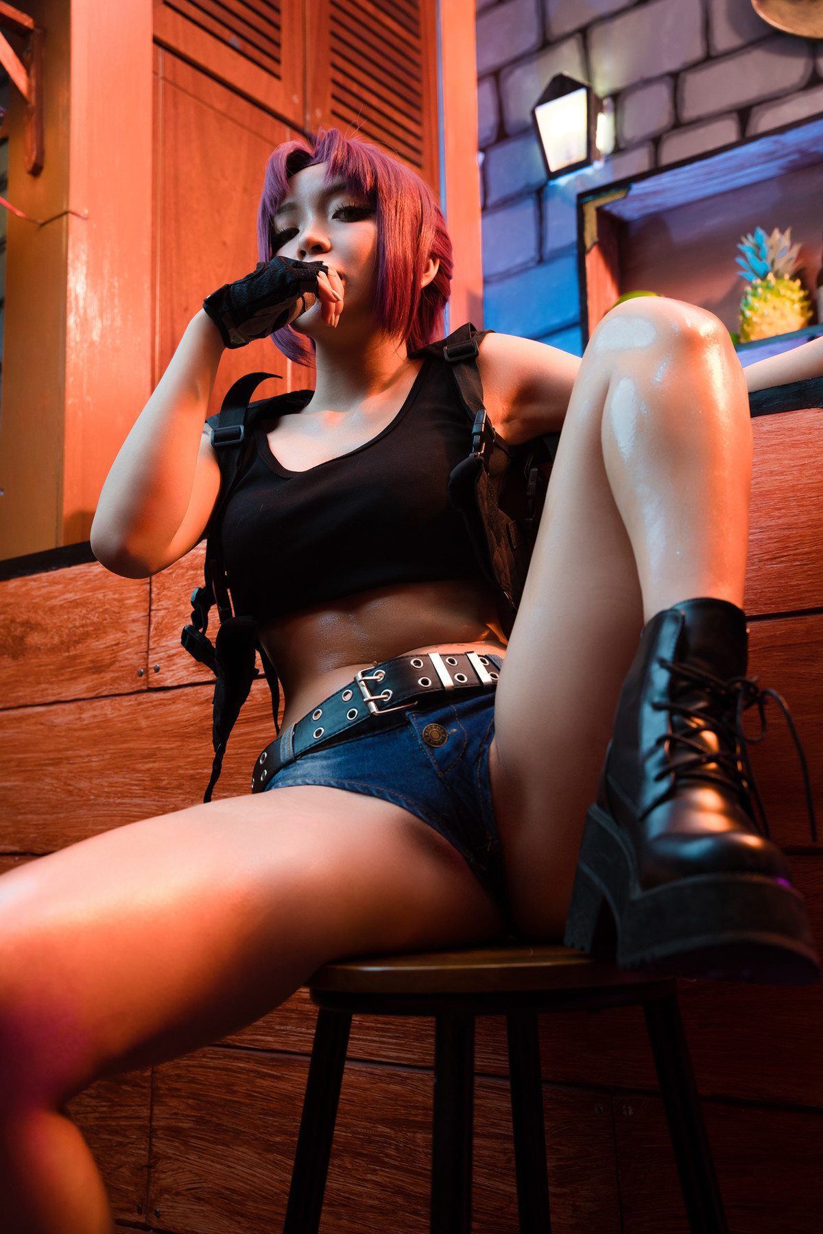Cosplay Umeko.J Revy Black Lagoon 13