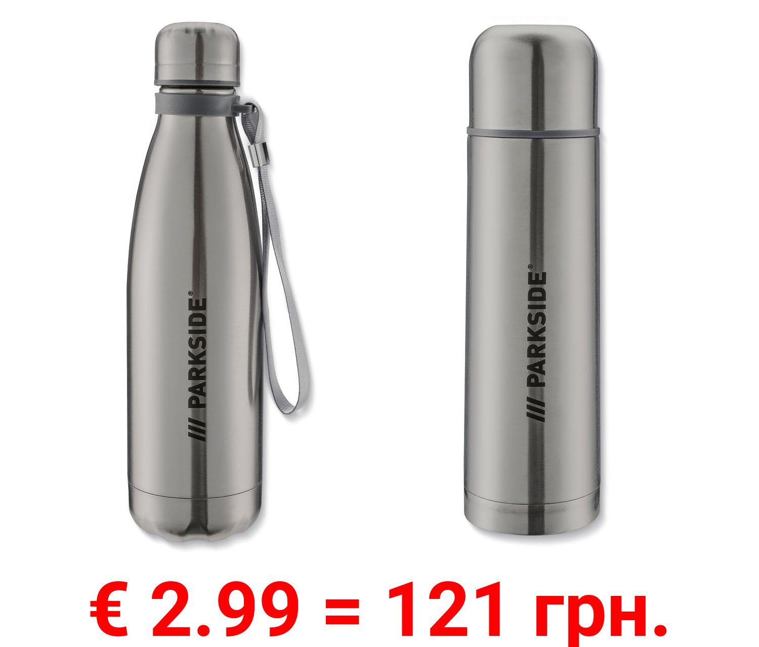 PARKSIDE® Thermoflasche, aus Edelstahl