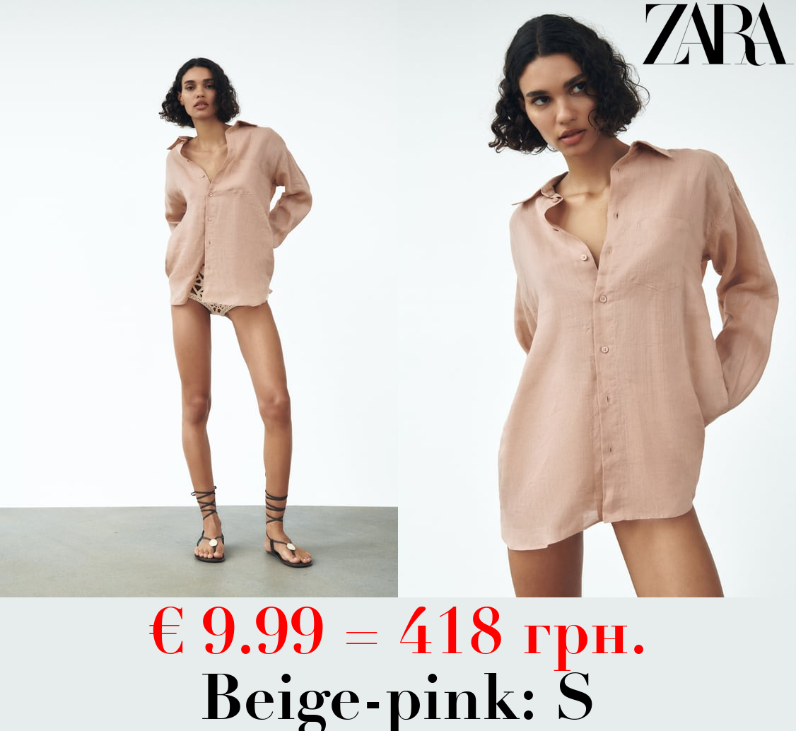 OVERSIZE RAMIE SHIRT