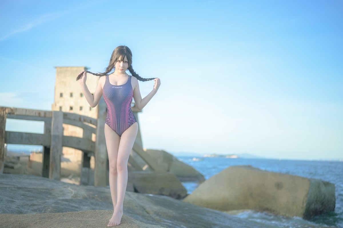 [Cos]抖娘利世 - 竞技泳衣[60P+3V] 59