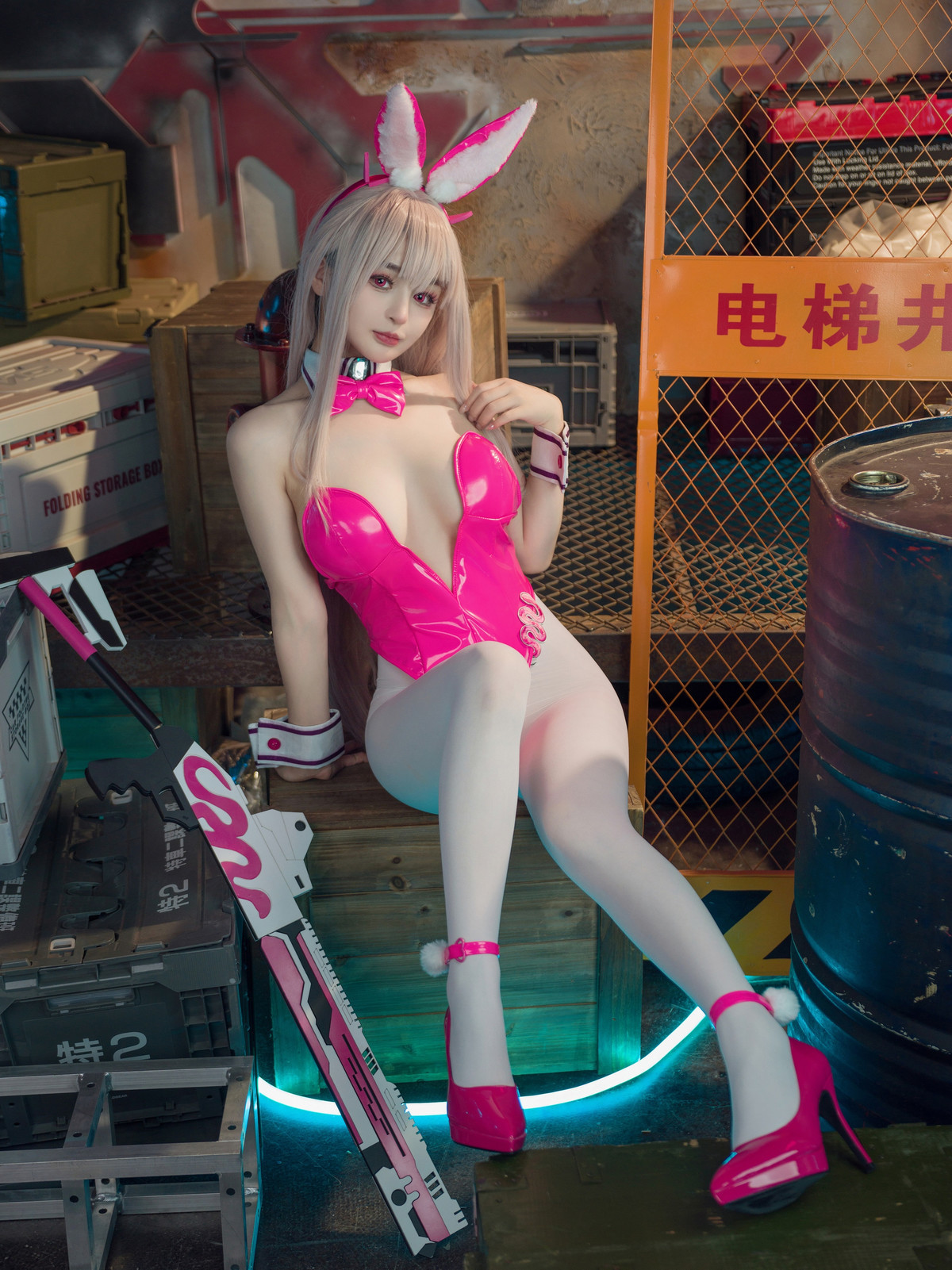 Cosplay 桜井宁宁 Viper Bunny 毒蛇兔女郎 18