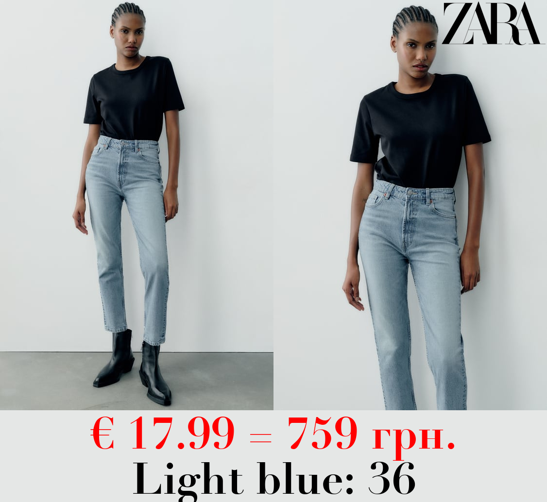 TRF MOM FIT HIGH-WAIST JEANS