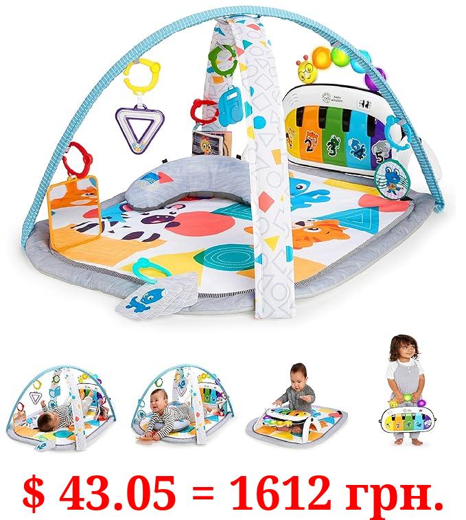 Baby Einstein 4-in-1 Kickin' Tunes Music and Language Play Gym and Piano Tummy Time Activity Mat