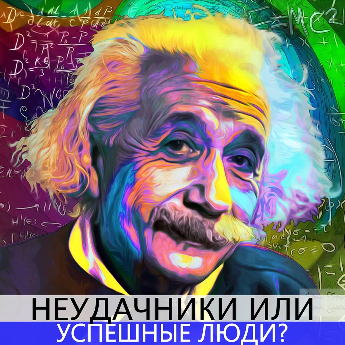 Каждый гениален. Эйнштейн цветной портрет. Эйнштейн портрет в цвете.