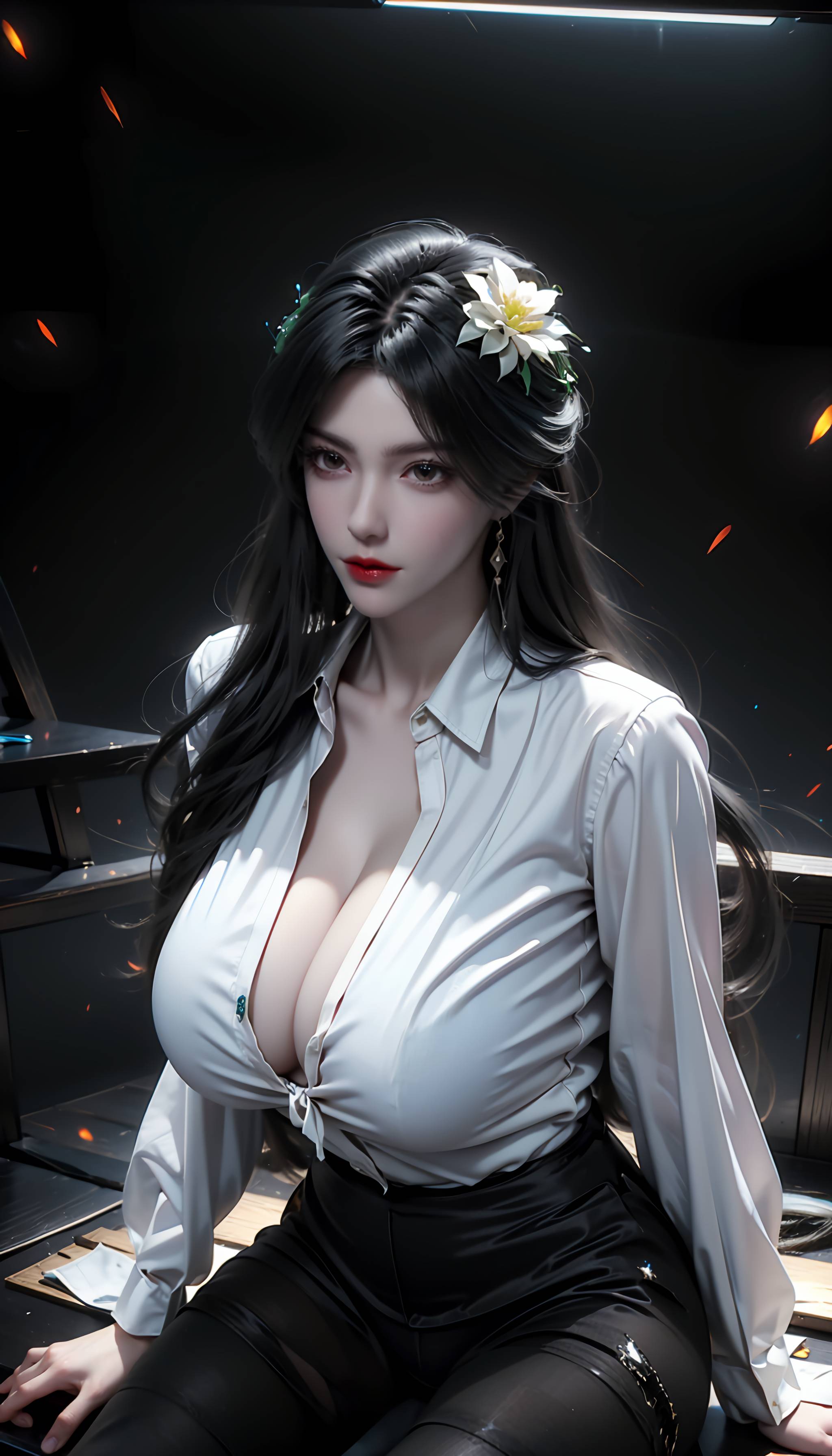 图片[67]-完美世界-柳神 黑丝衬衫-六色网