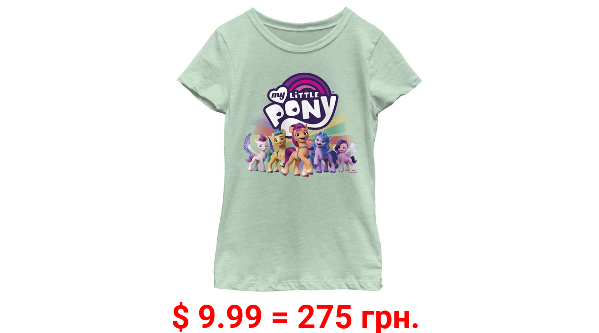 Girl's My Little Pony: A New Generation Power of Friendship  Graphic Tee Mint X Small