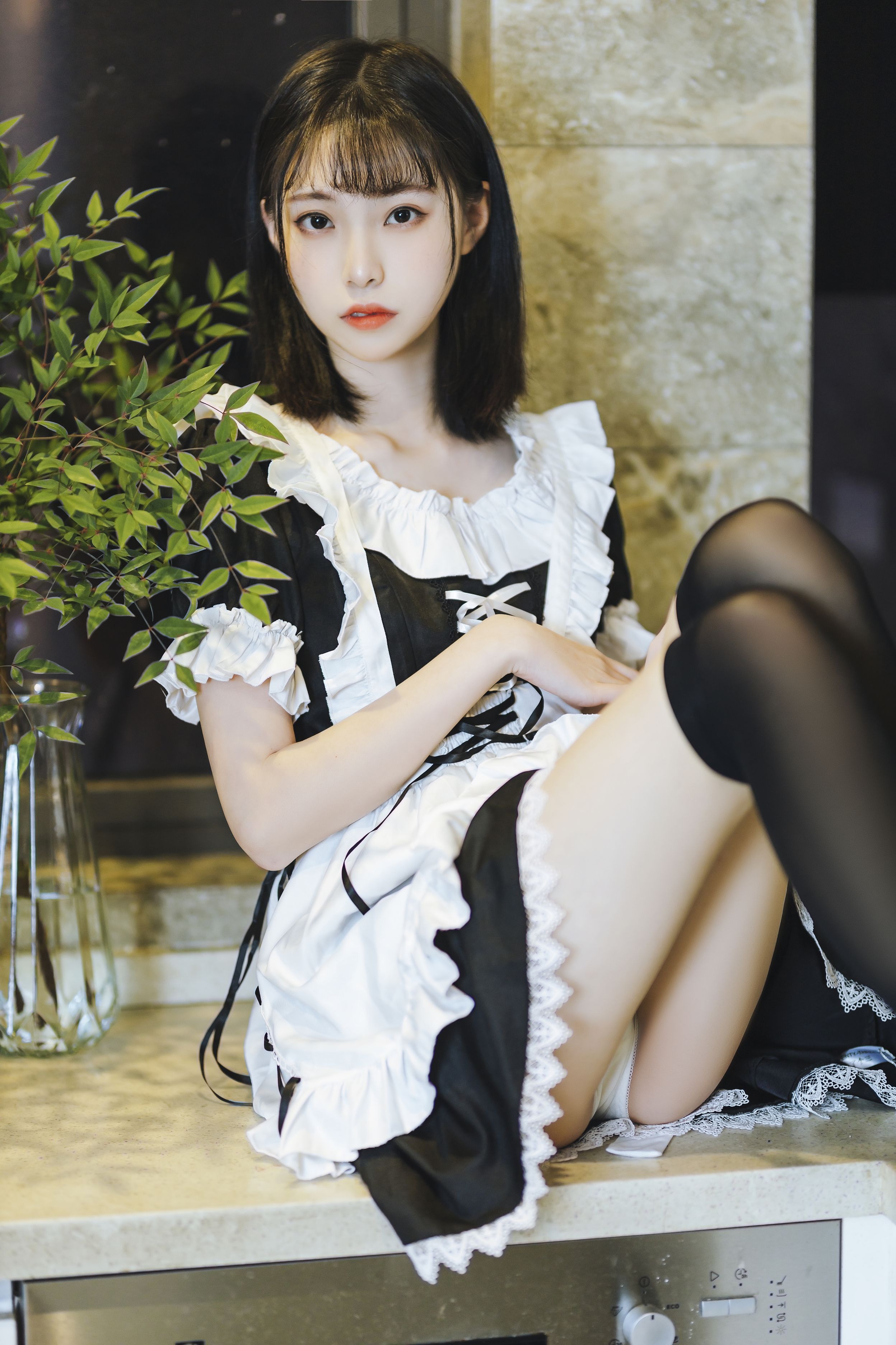 许岚LAN 短裙女仆 27