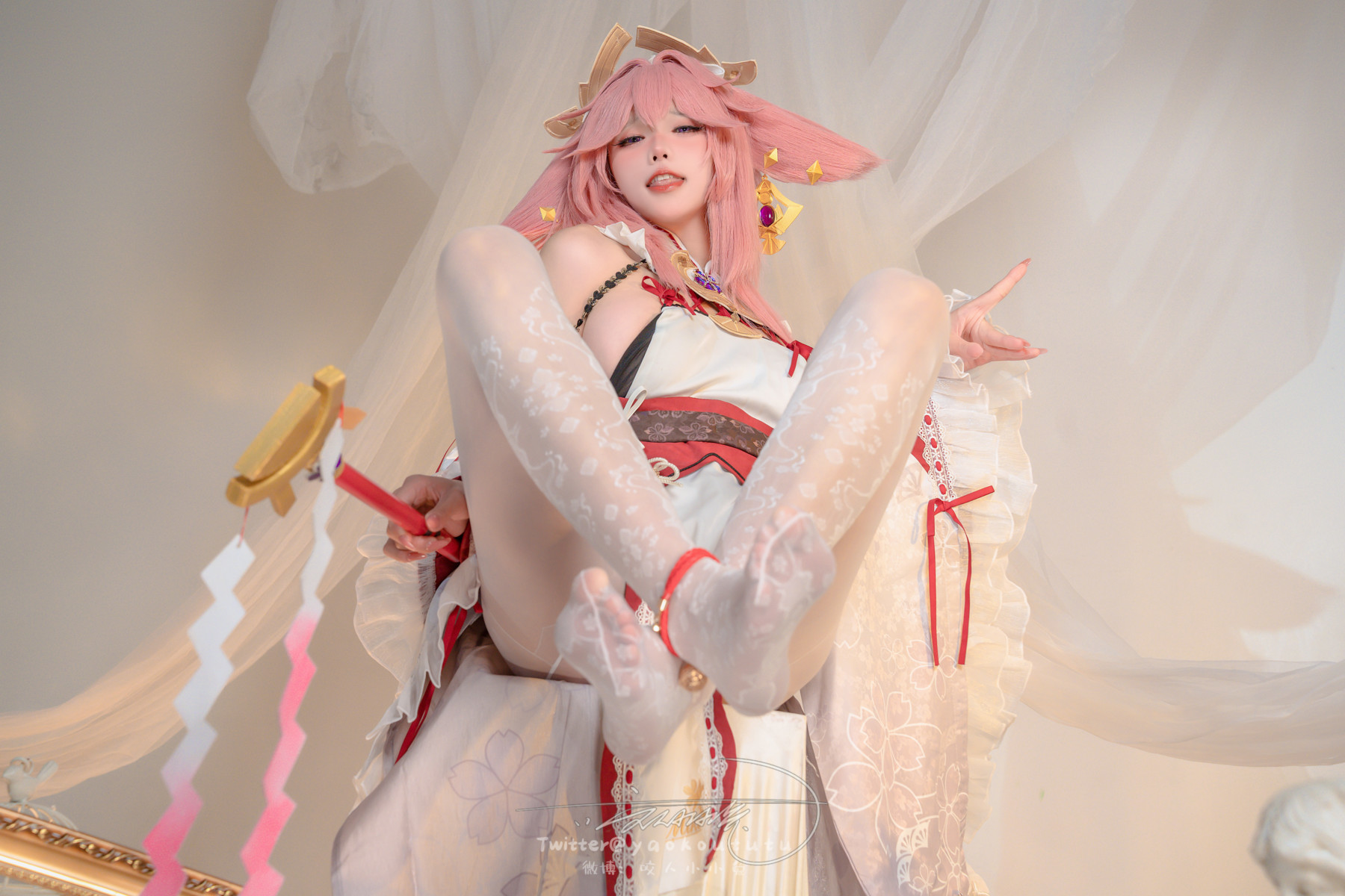 Cosplay 黏黏团子兔 春江水暖 神子贺岁 Set.01 15