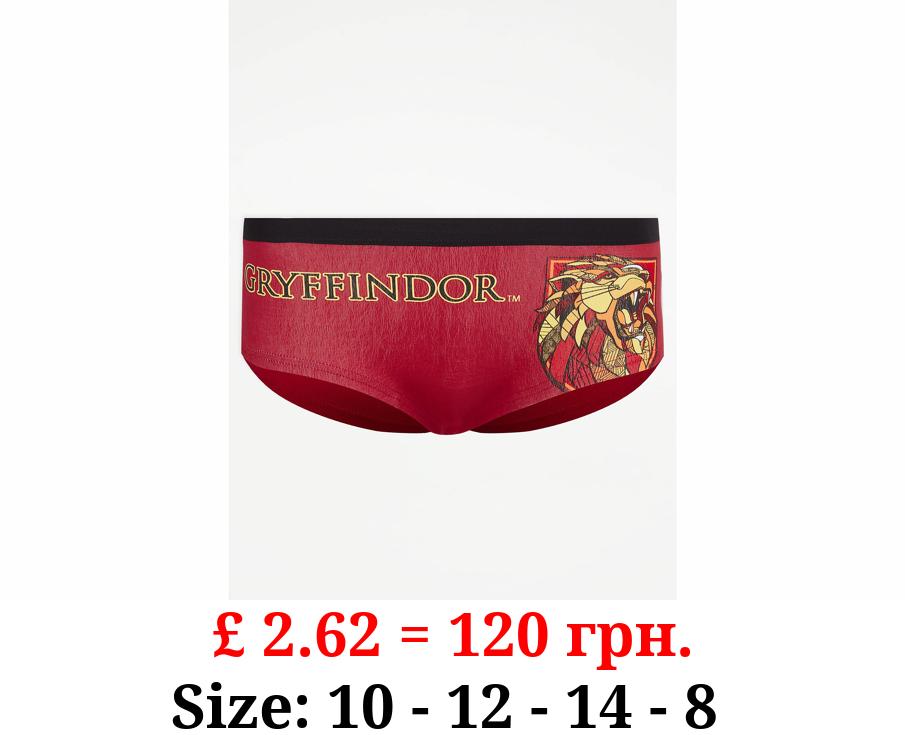 Harry Potter Gryffindor Red Short Knickers