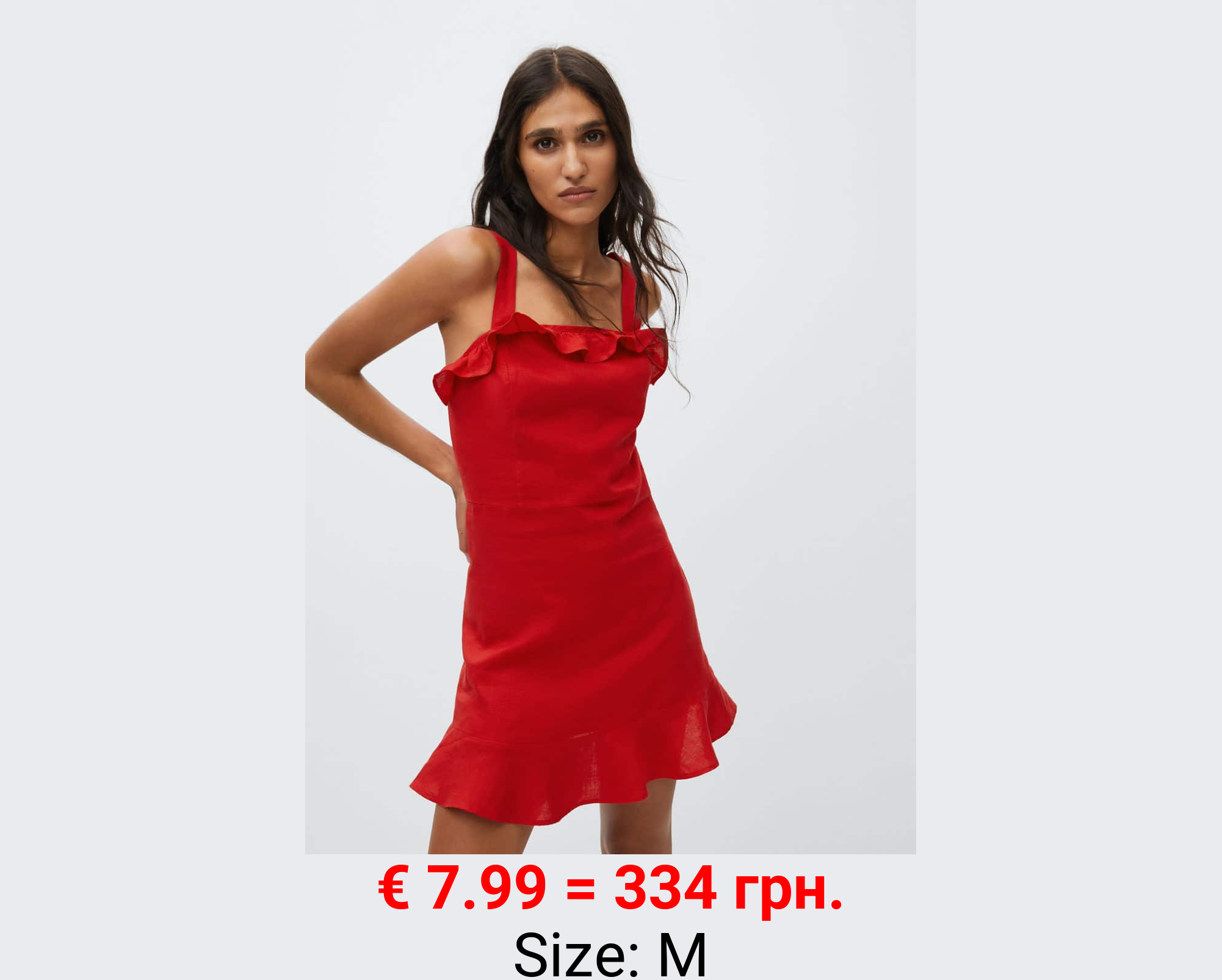 Vestido 100% lino