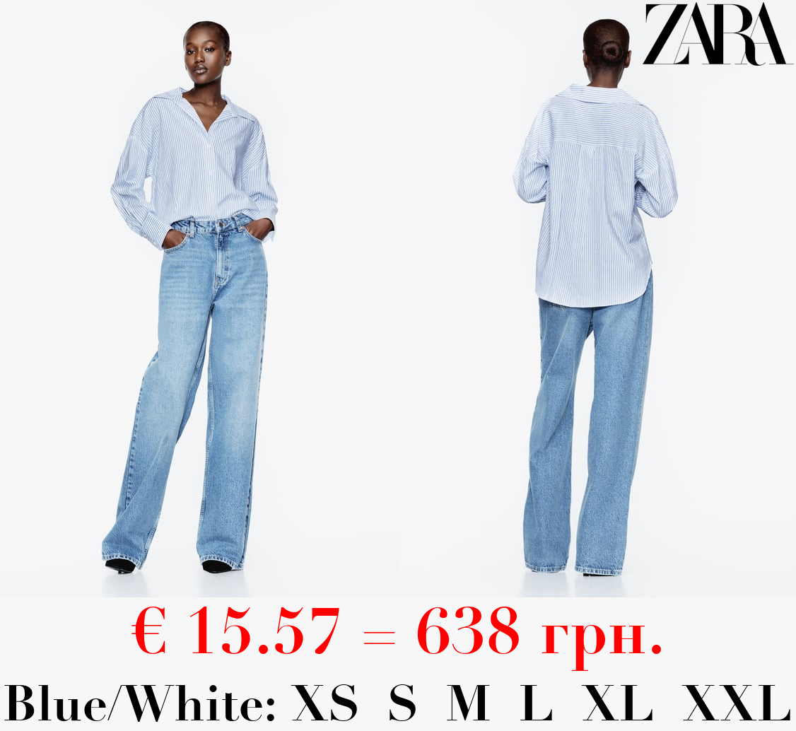 STRIPED LINEN BLEND SHIRT