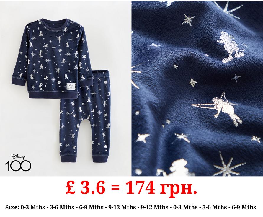 Disney 100 Fleece Matching Baby Family Christmas Pyjamas