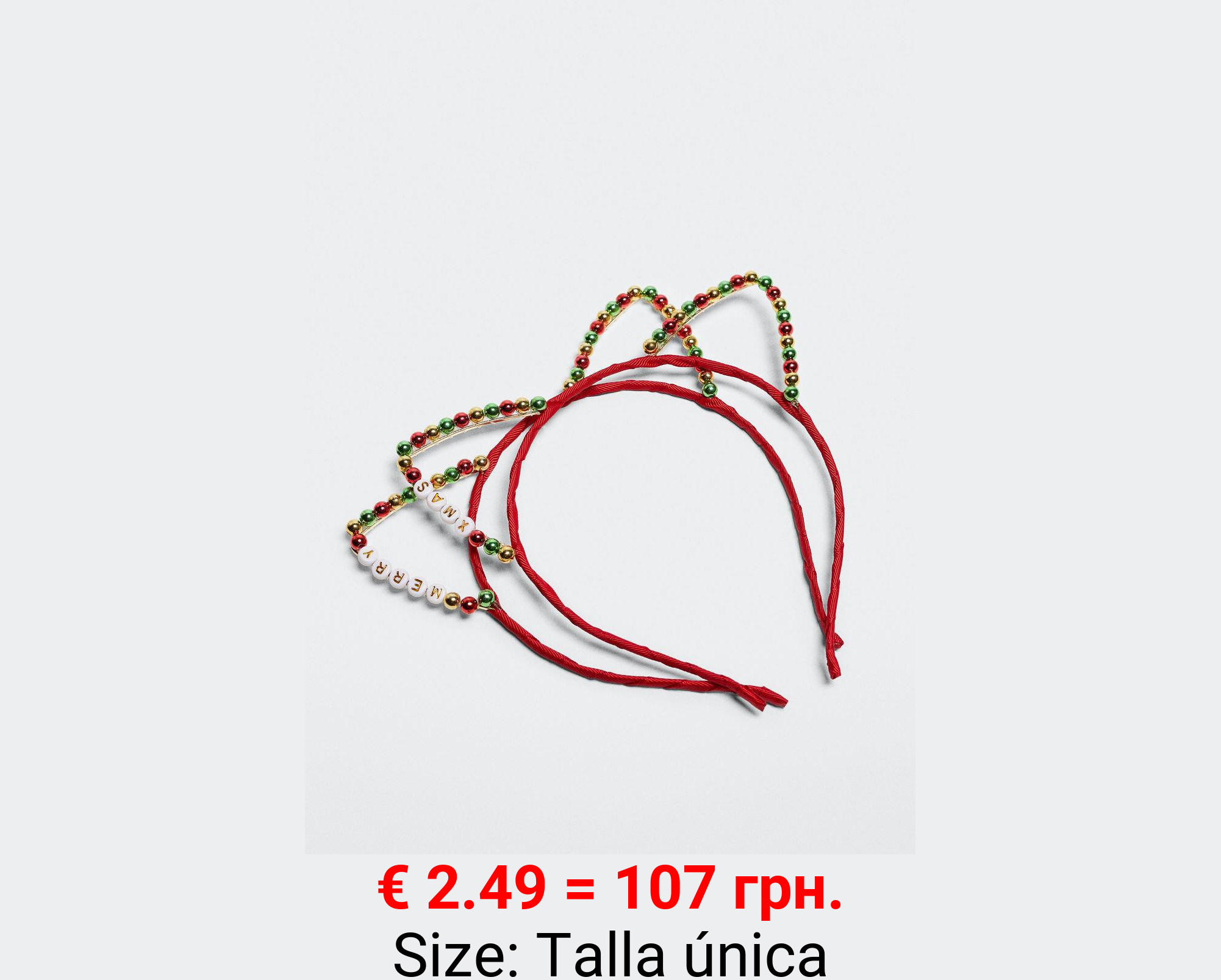 Pack 2 diademas navidad