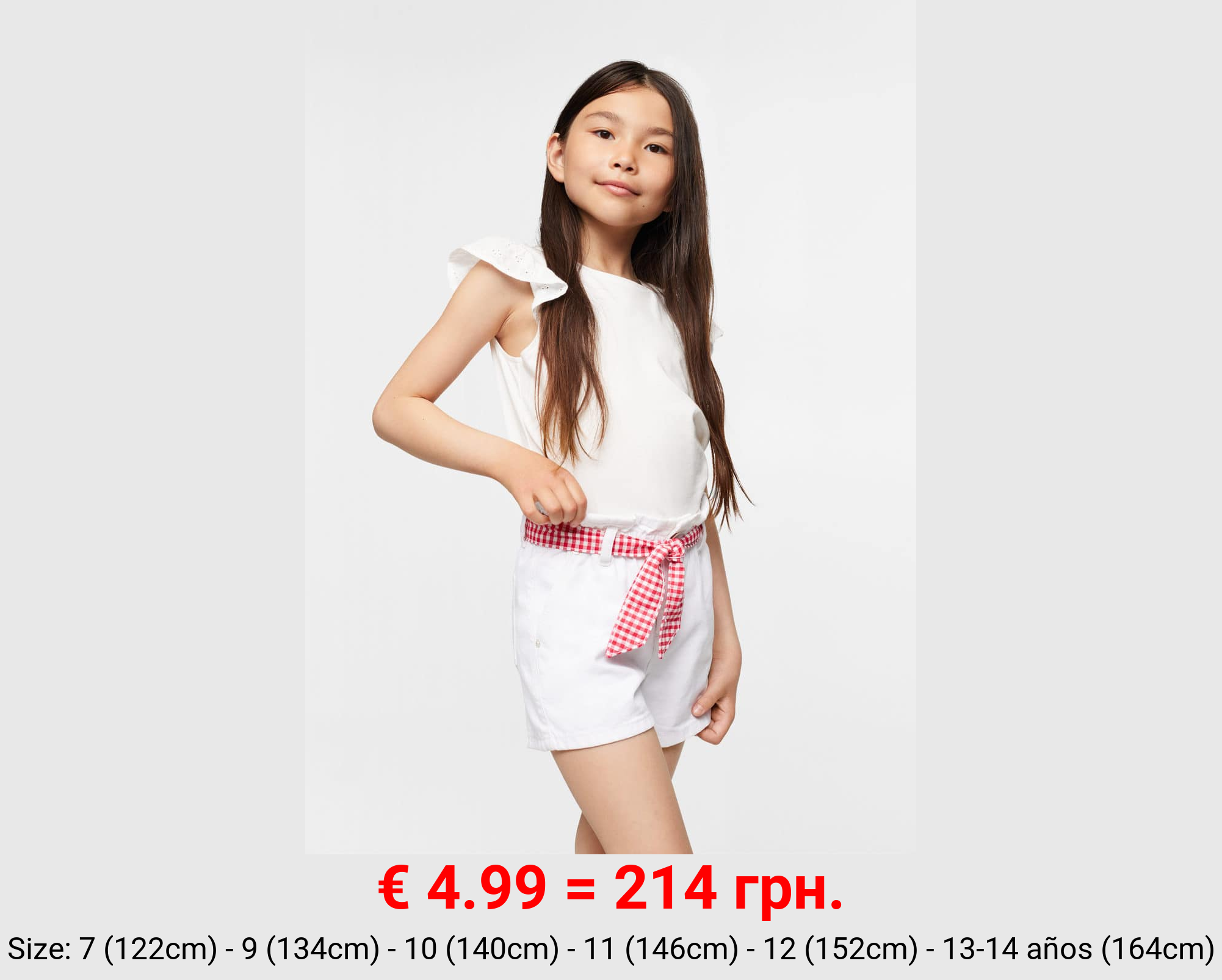 Short denim lazo