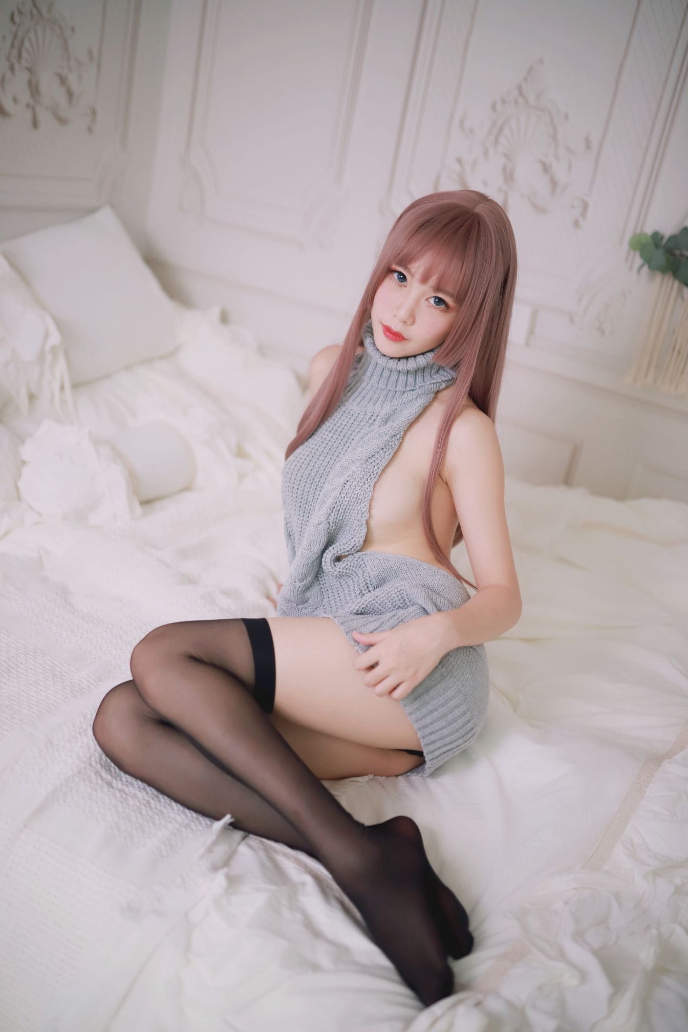 抖娘利世-露背毛衣[30P] 12